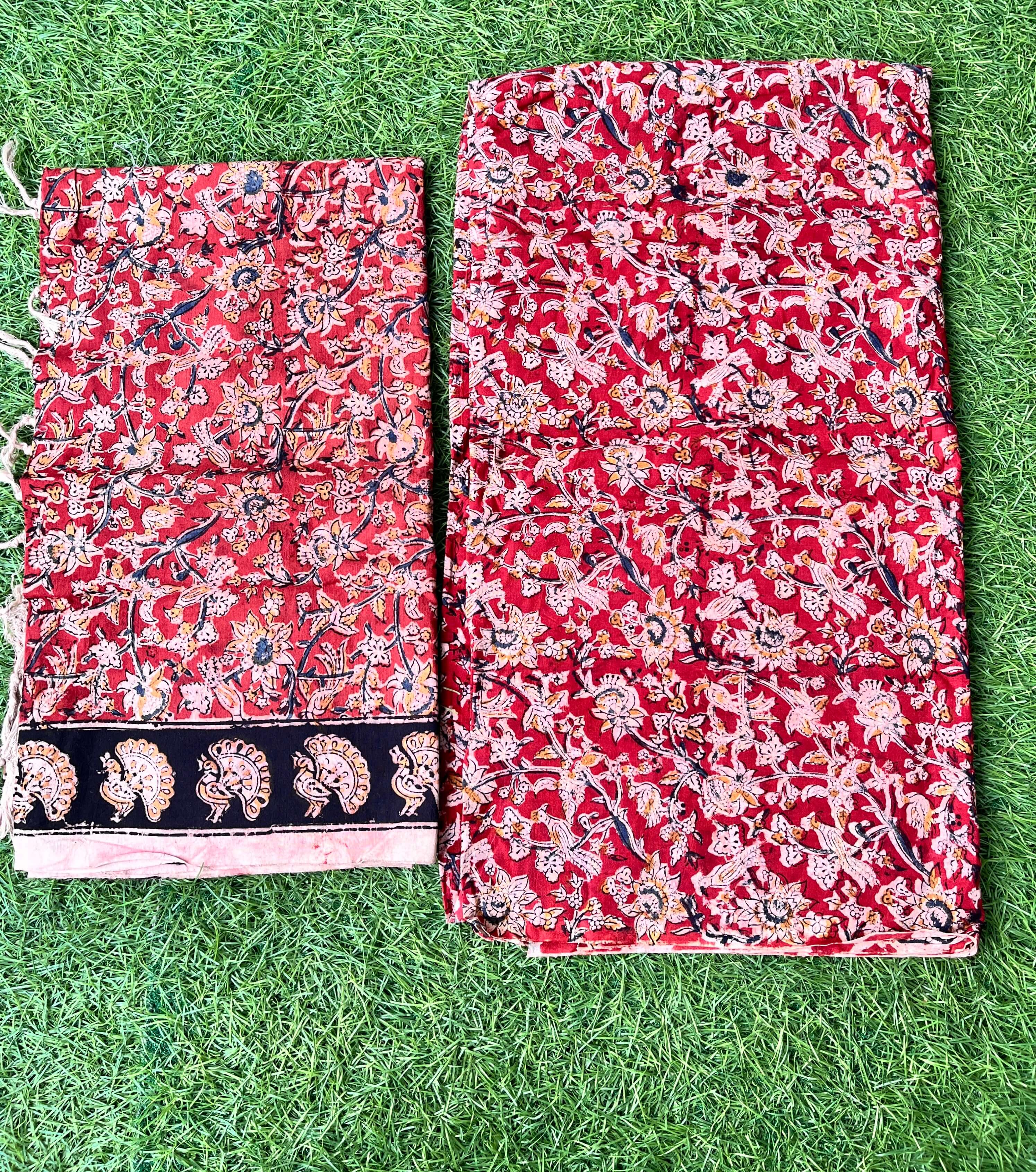 Kalamkari Cotton 2-Piece Dress Set – KHP-DSC-M043