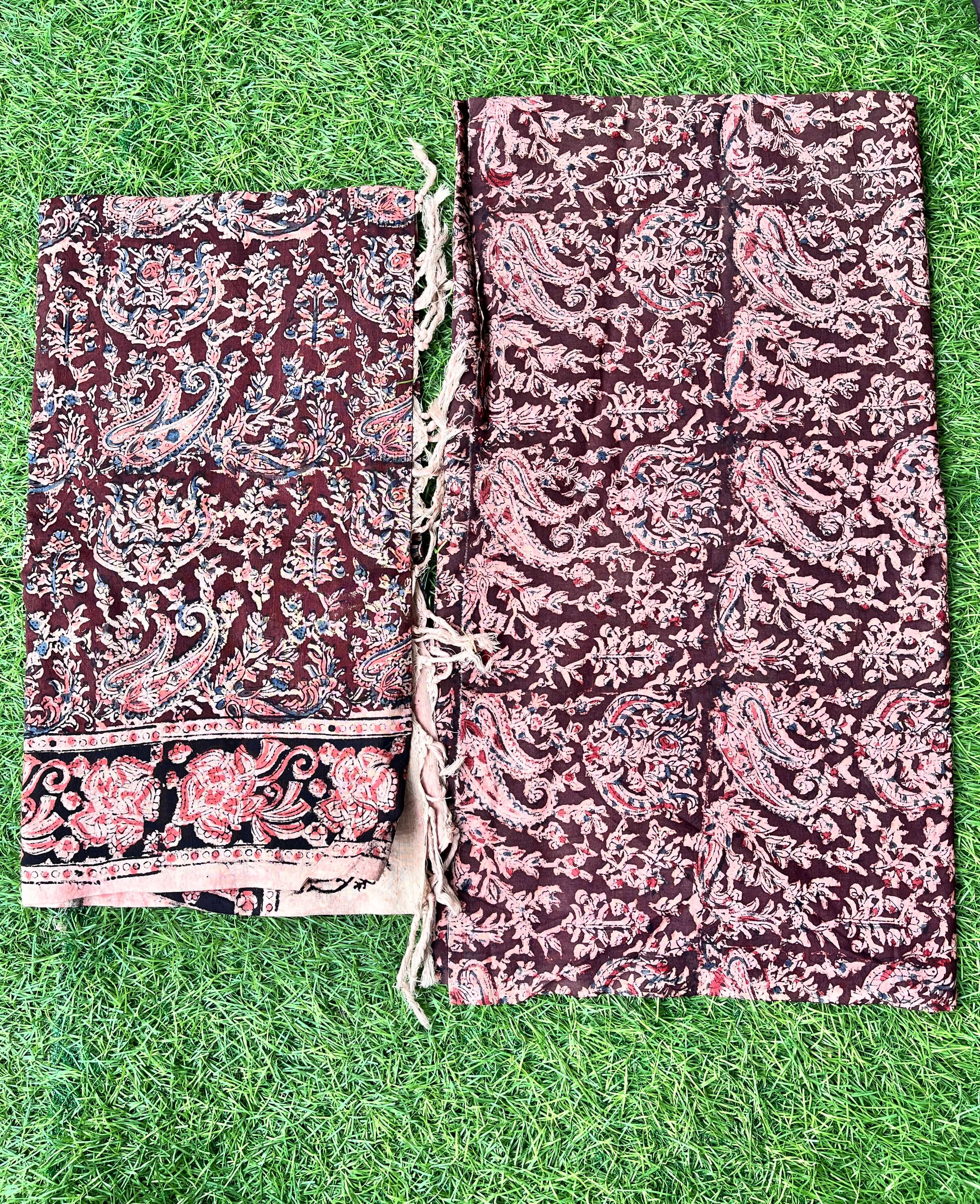 Kalamkari Cotton 2-Piece Dress Set – KHP-DSC-M044