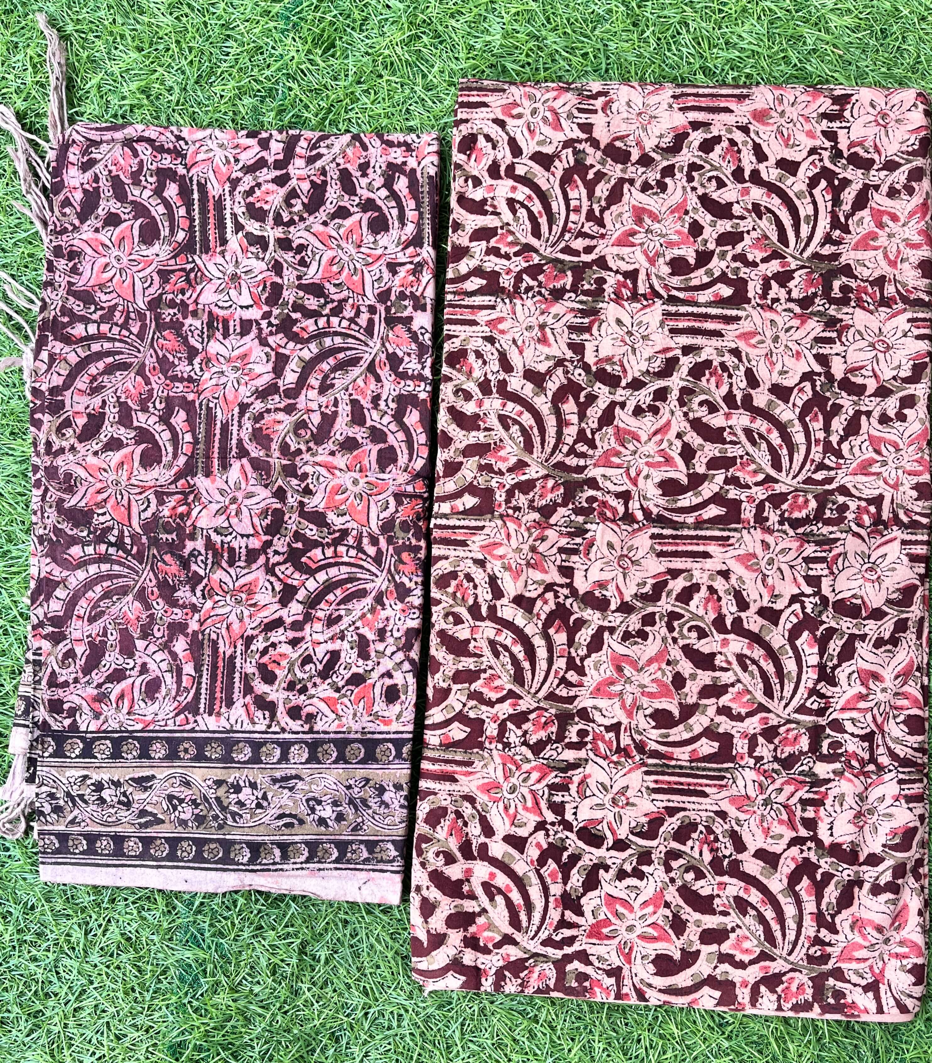 Kalamkari Cotton 2-Piece Dress Set – KHP-DSC-M046