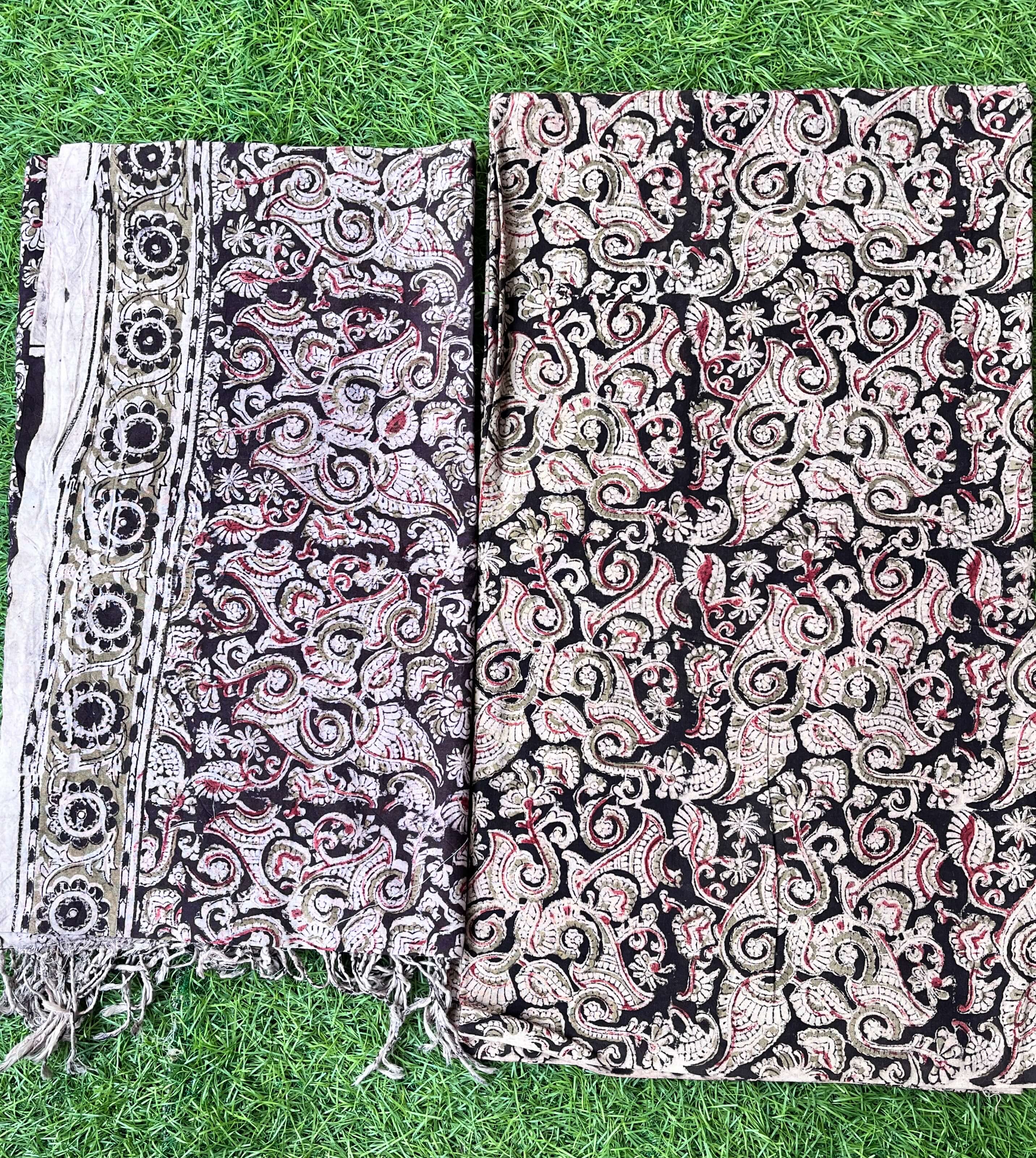 Kalamkari Cotton 2-Piece Dress Set – KHP-DSC-M053