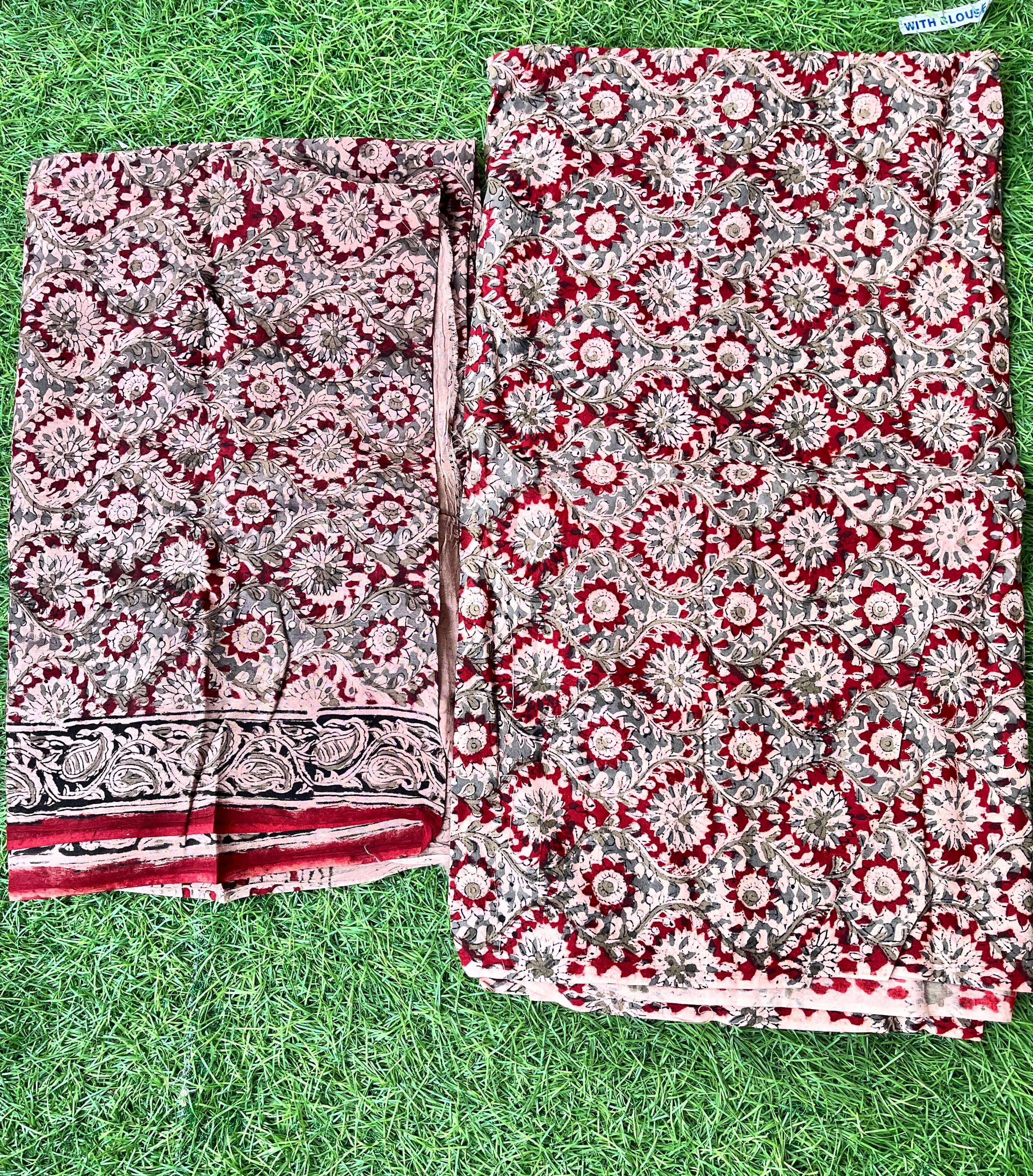 Kalamkari Cotton 2-Piece Dress Set – KHP-DSC-M055