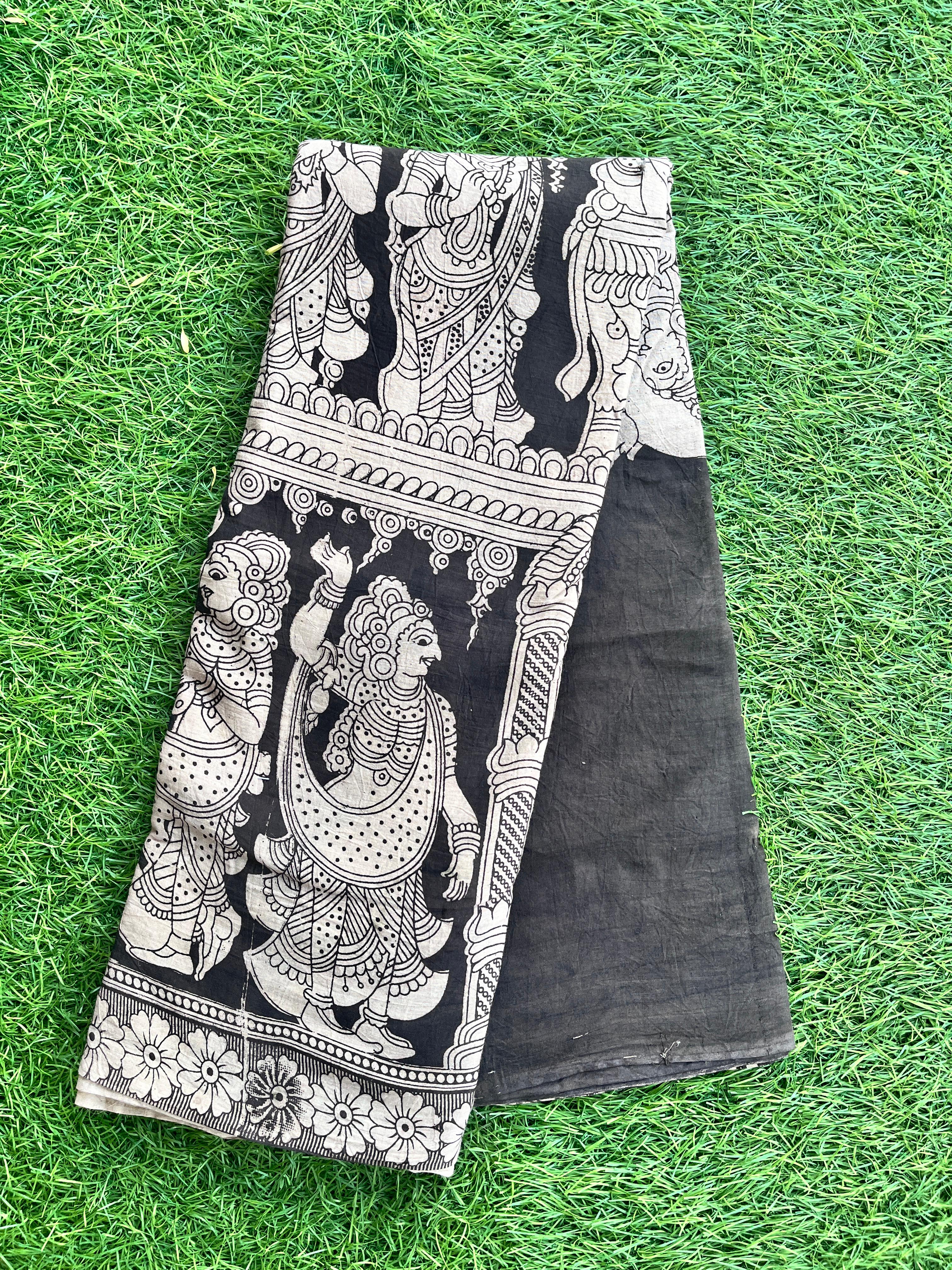 Kalamkari Cotton Saree – KCS-M329