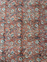 Kalamkari Block Printed Cotton Fabric - HBP-B004