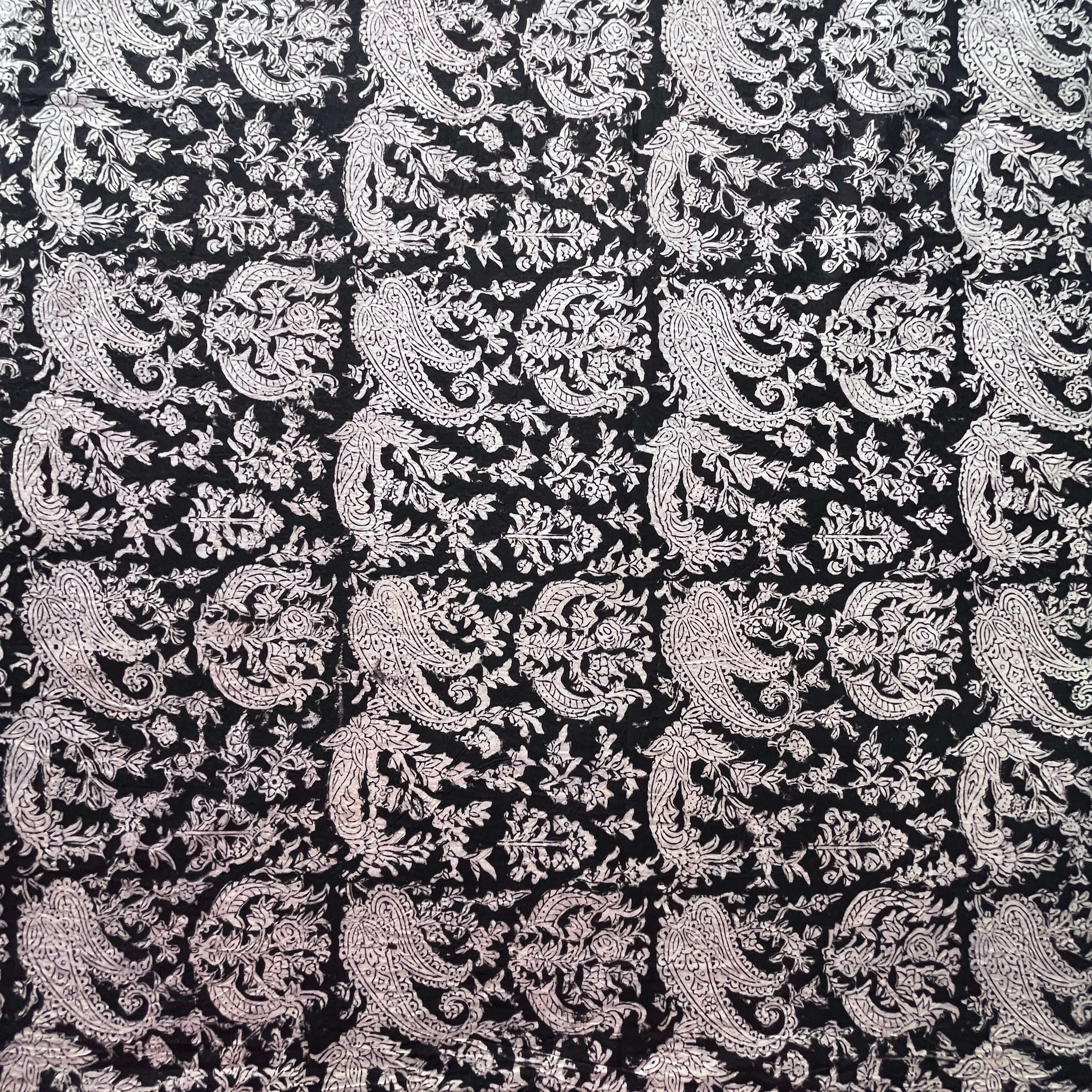 Kalamkari Block Printed Cotton Fabric - HBP-B007