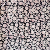 Kalamkari Block Printed Cotton Fabric - HBP-B008