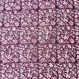 Kalamkari Block Printed Cotton Fabric - HBP-B011