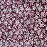 Kalamkari Block Printed Cotton Fabric - HBP-B030