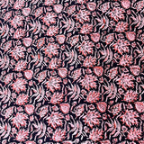 Kalamkari Block Printed Cotton Fabric - HBP-B030