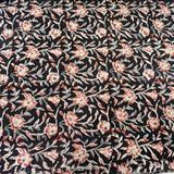Kalamkari Block Printed Cotton Fabric - HBP-B031