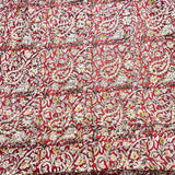 Kalamkari Block Printed Cotton Fabric - HBP-B039