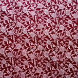 Kalamkari Block Printed Cotton Fabric - HBP-B009