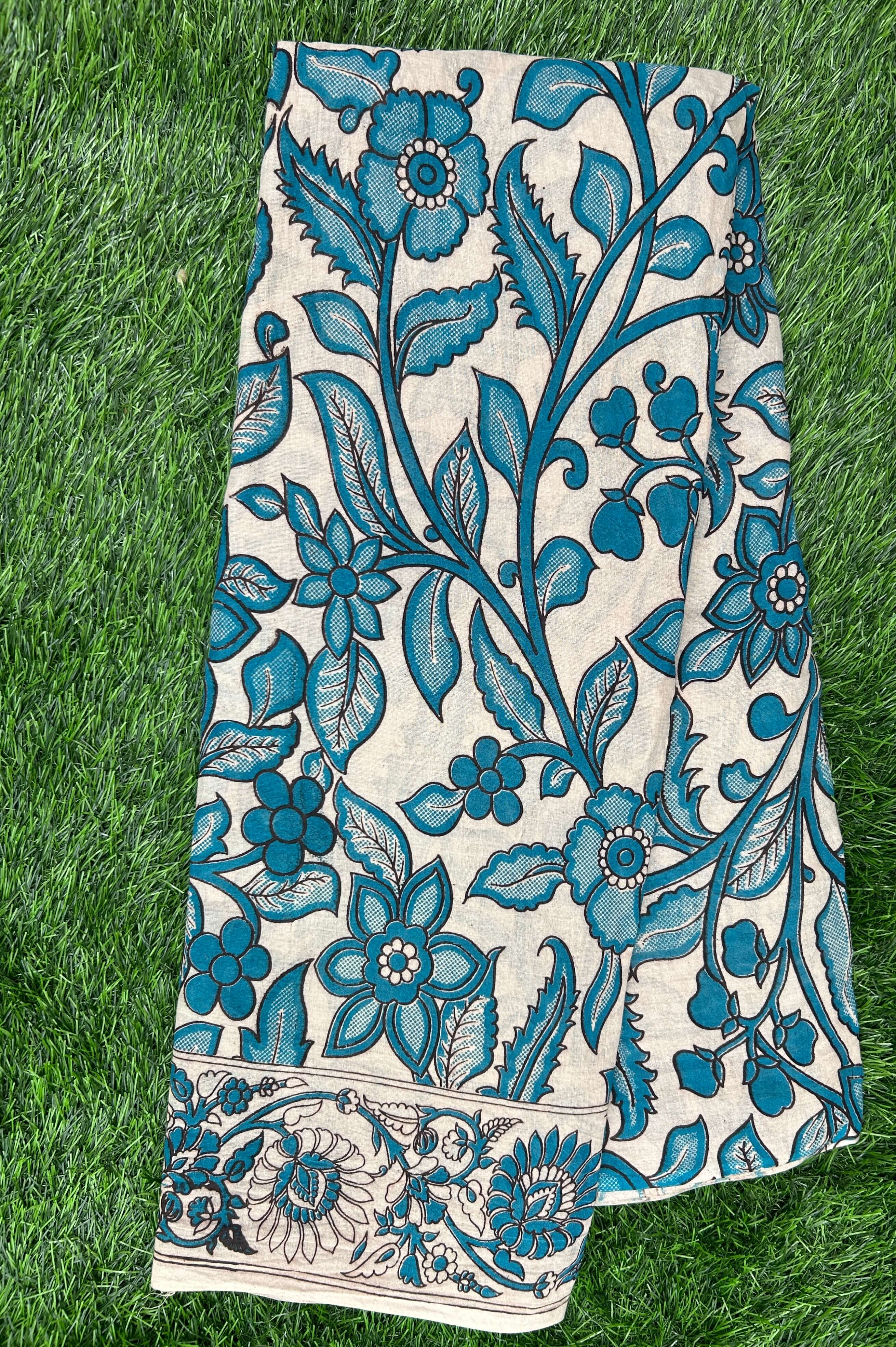 Kalamkari Cotton Saree – KCS-M392