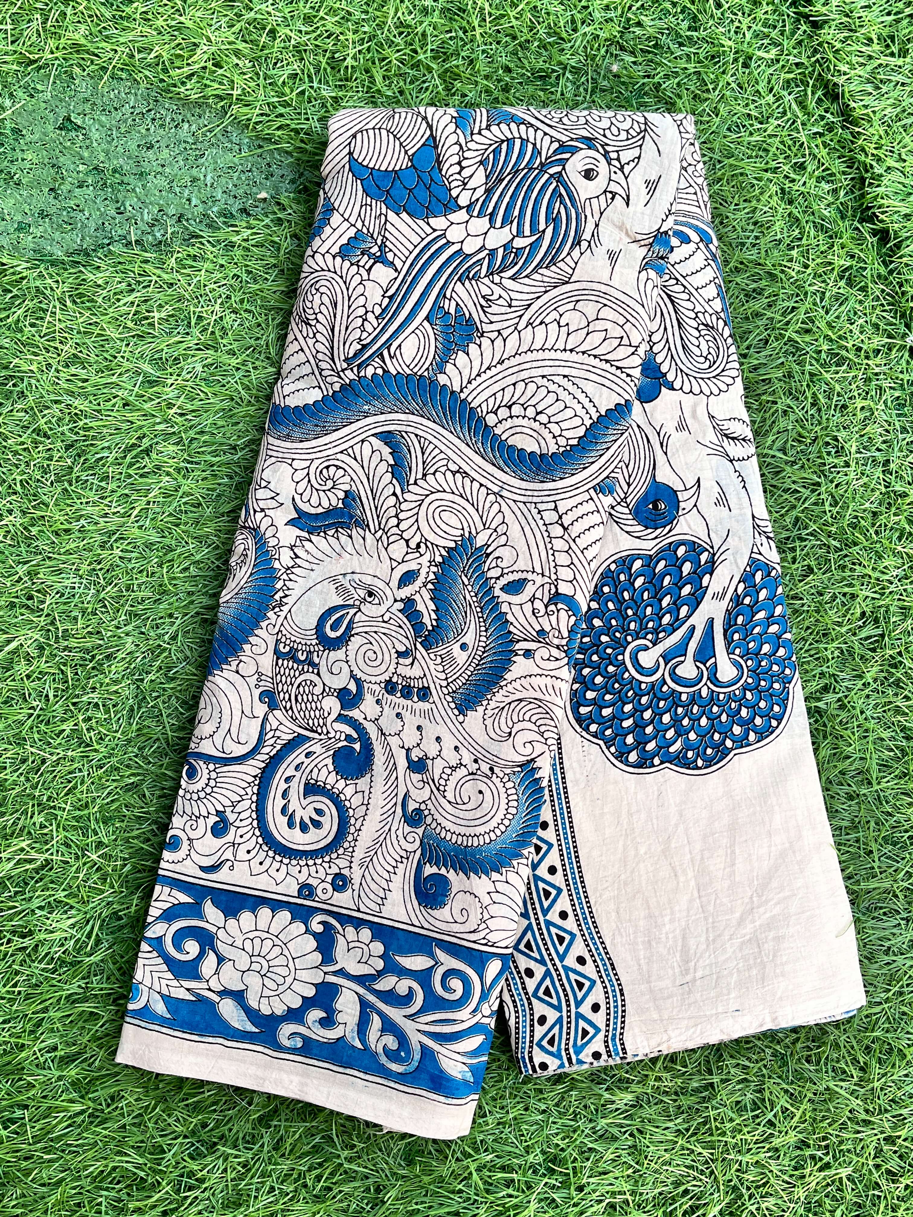 Kalamkari Cotton Saree – KCS-M337