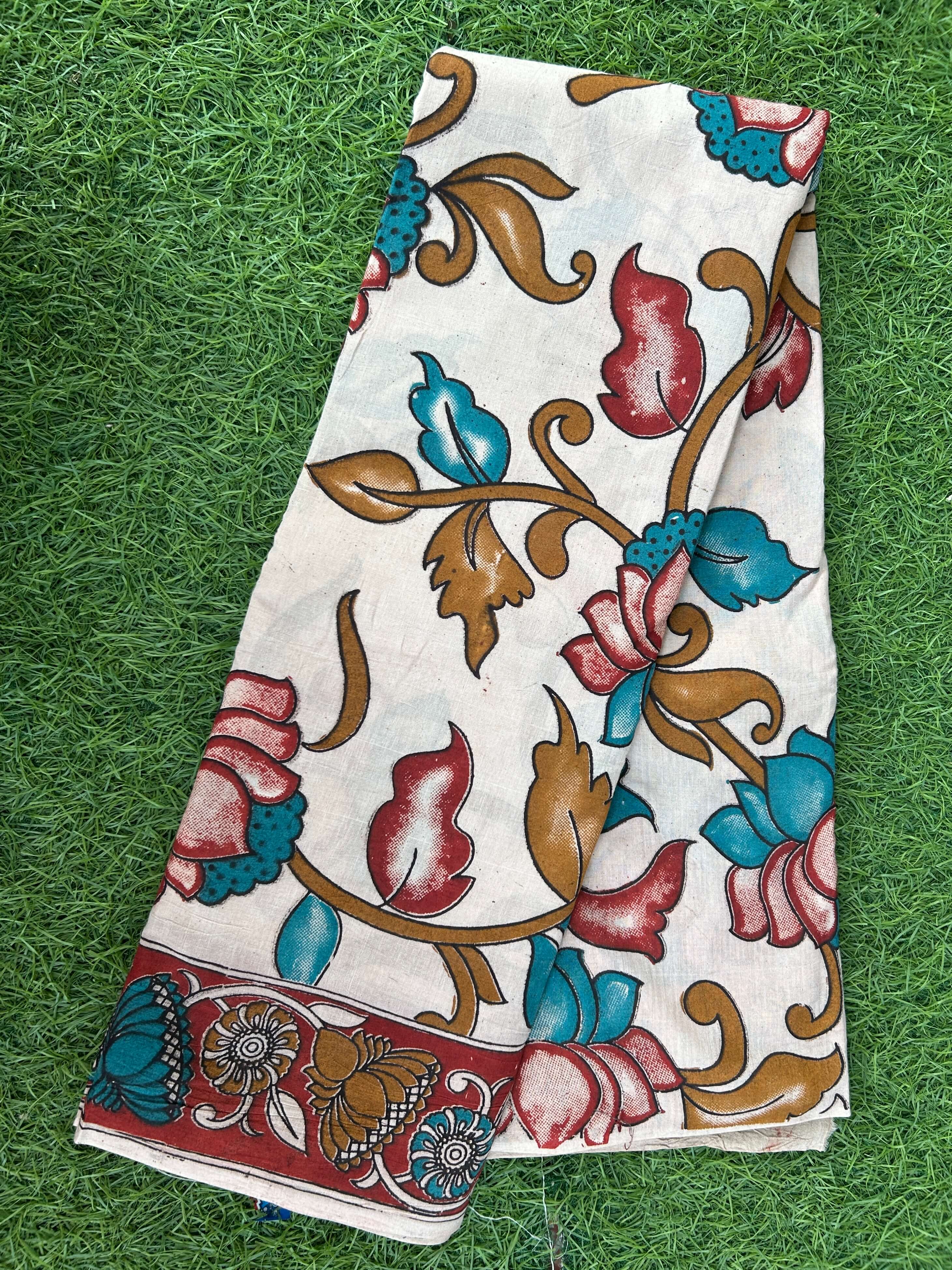 Kalamkari Cotton Saree – KCS-M408
