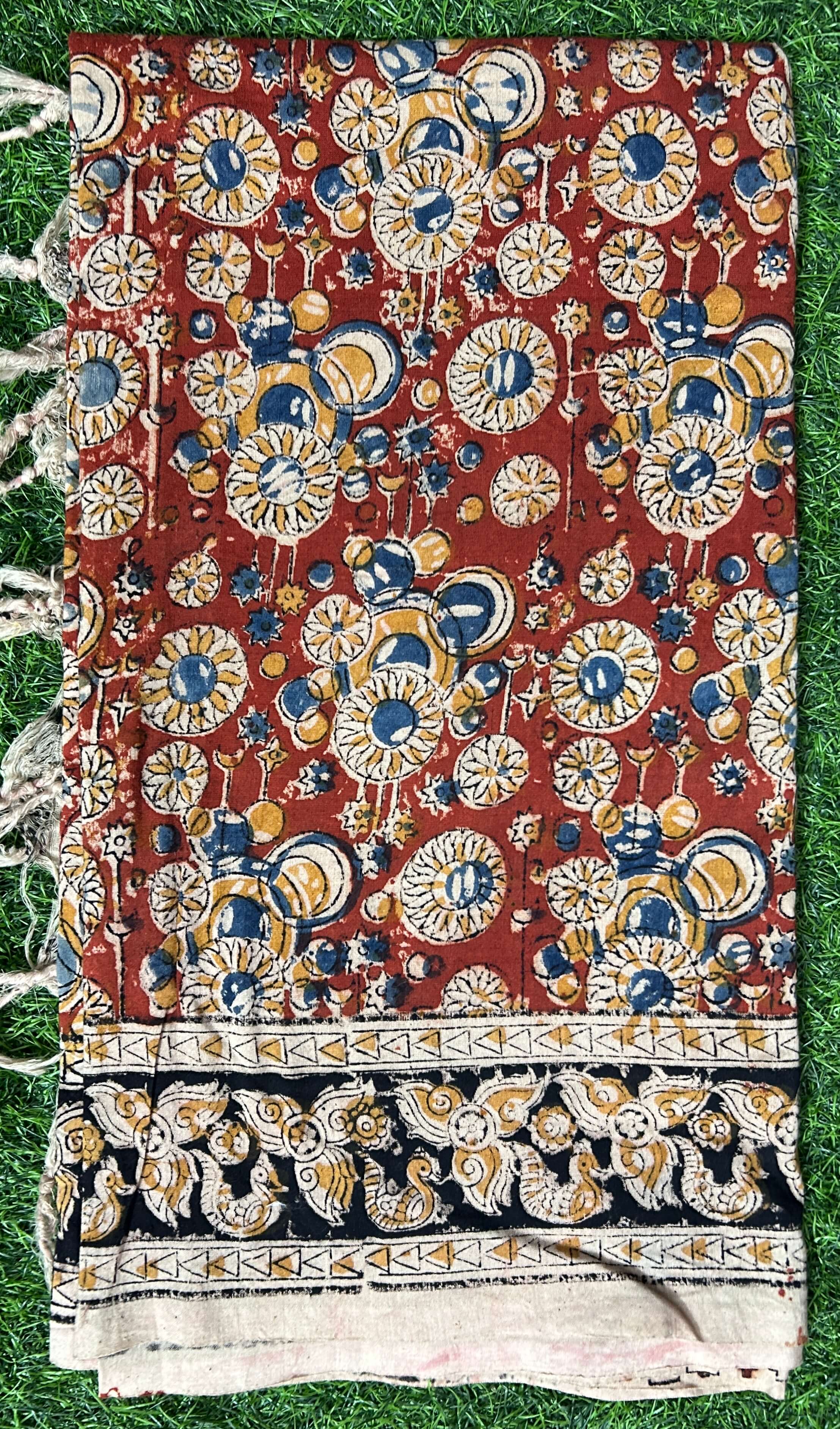 Kalamkari Cotton Dupatta- KHD-C-M020