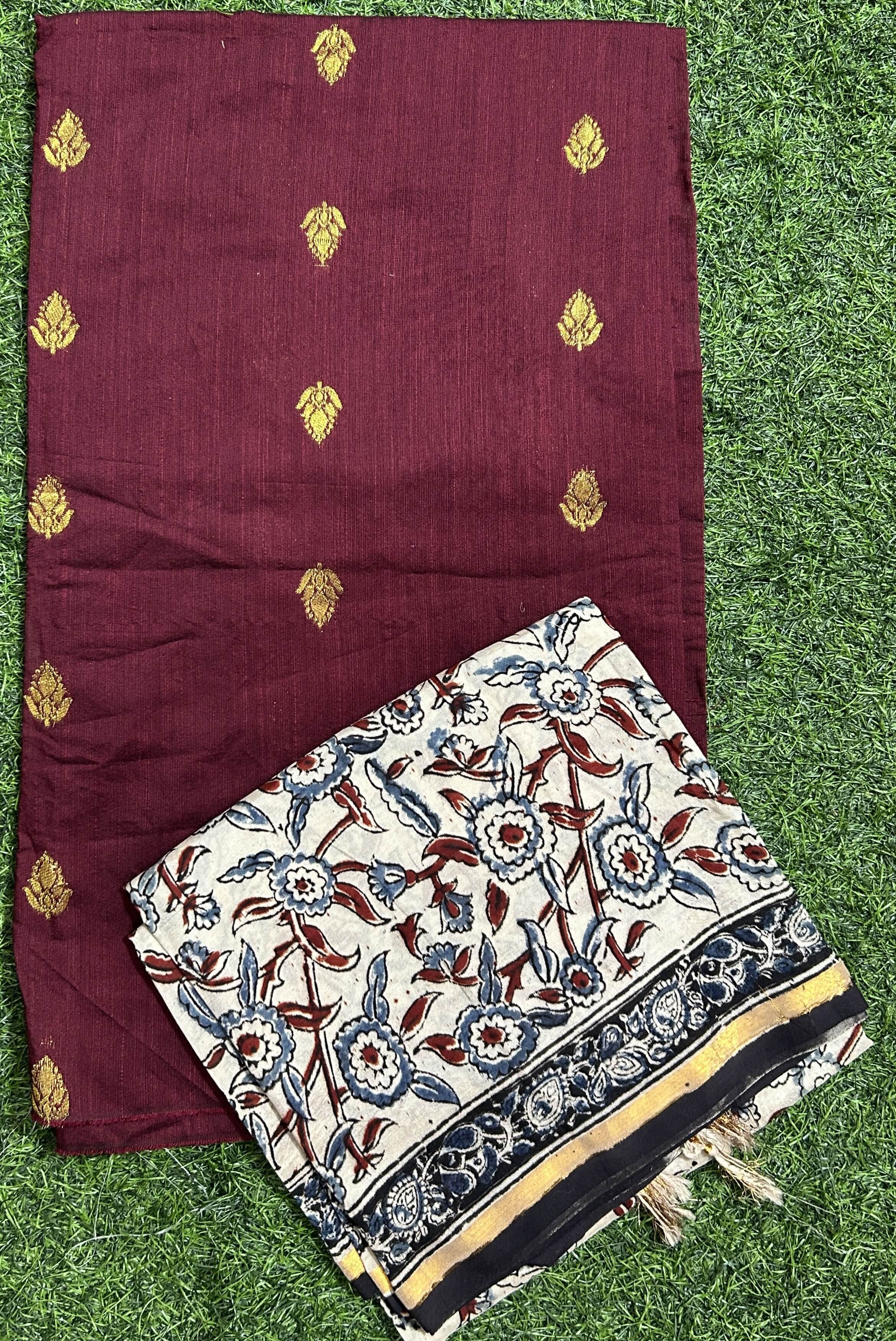 Kalamkari  2-Piece Dress Set – Top & Dupatta- KDBT-M008