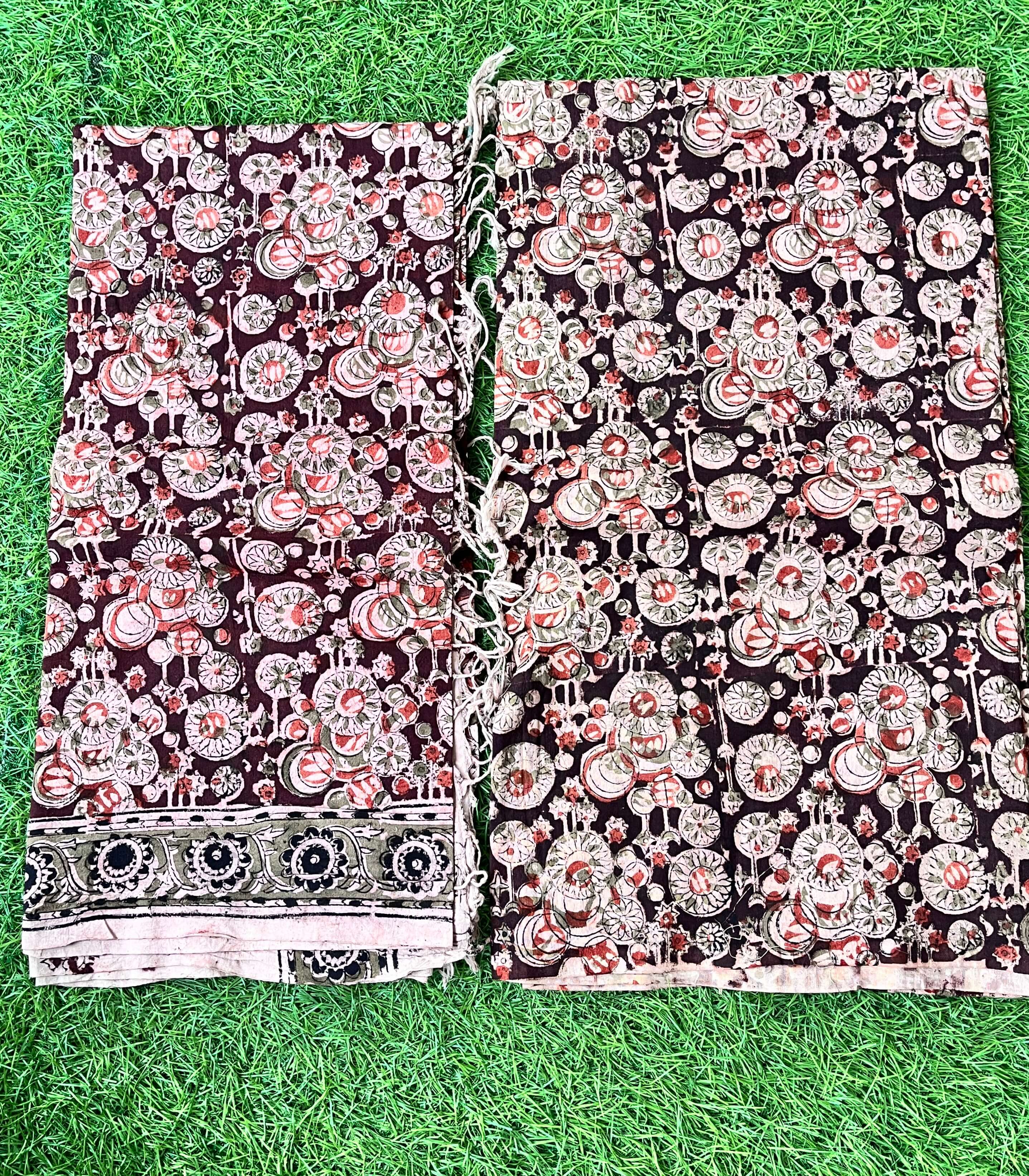 Kalamkari Cotton 2-Piece Dress Set – KHP-DSC-M070