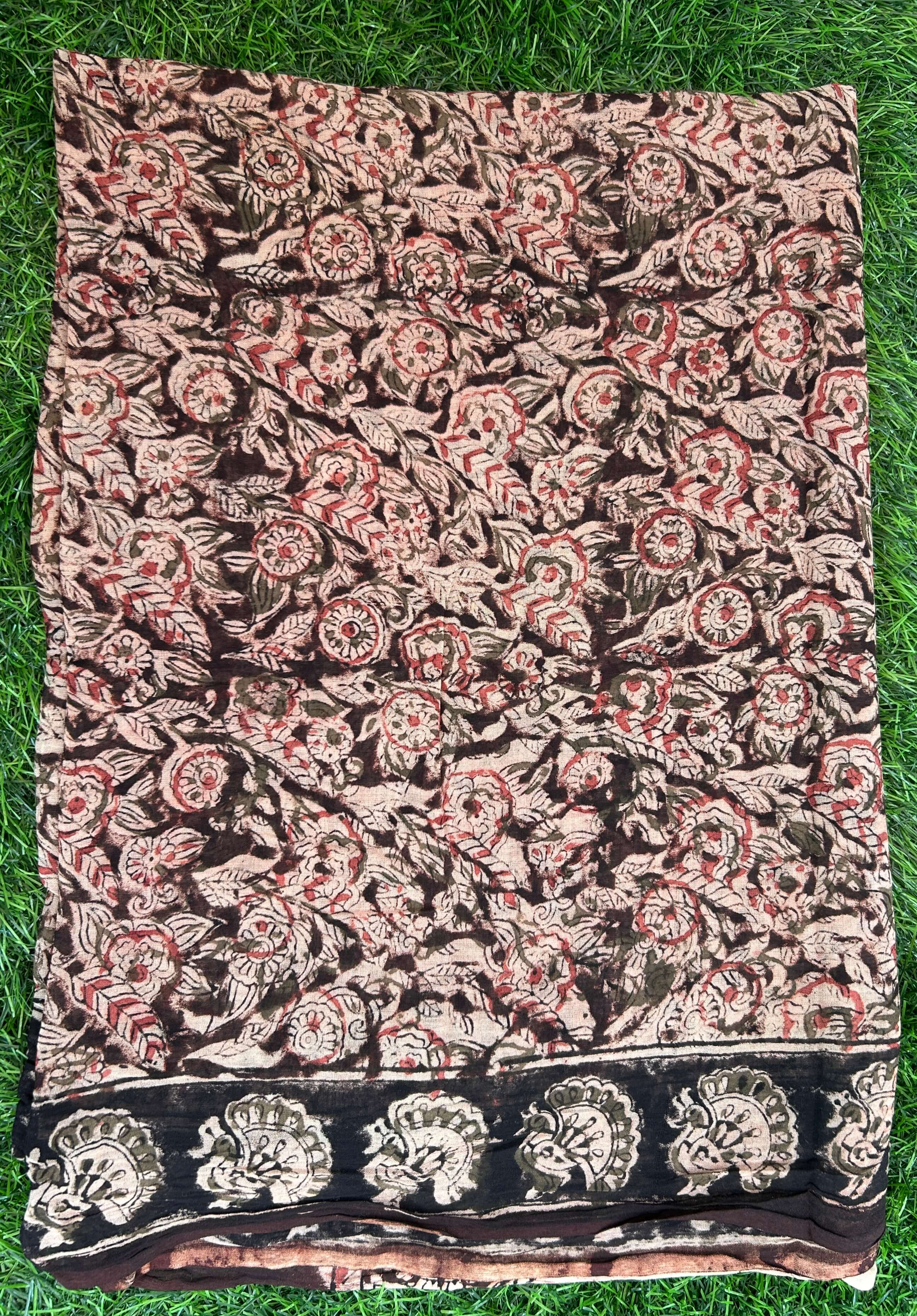Kalamkari Dupatta- KHBD-CT-M078