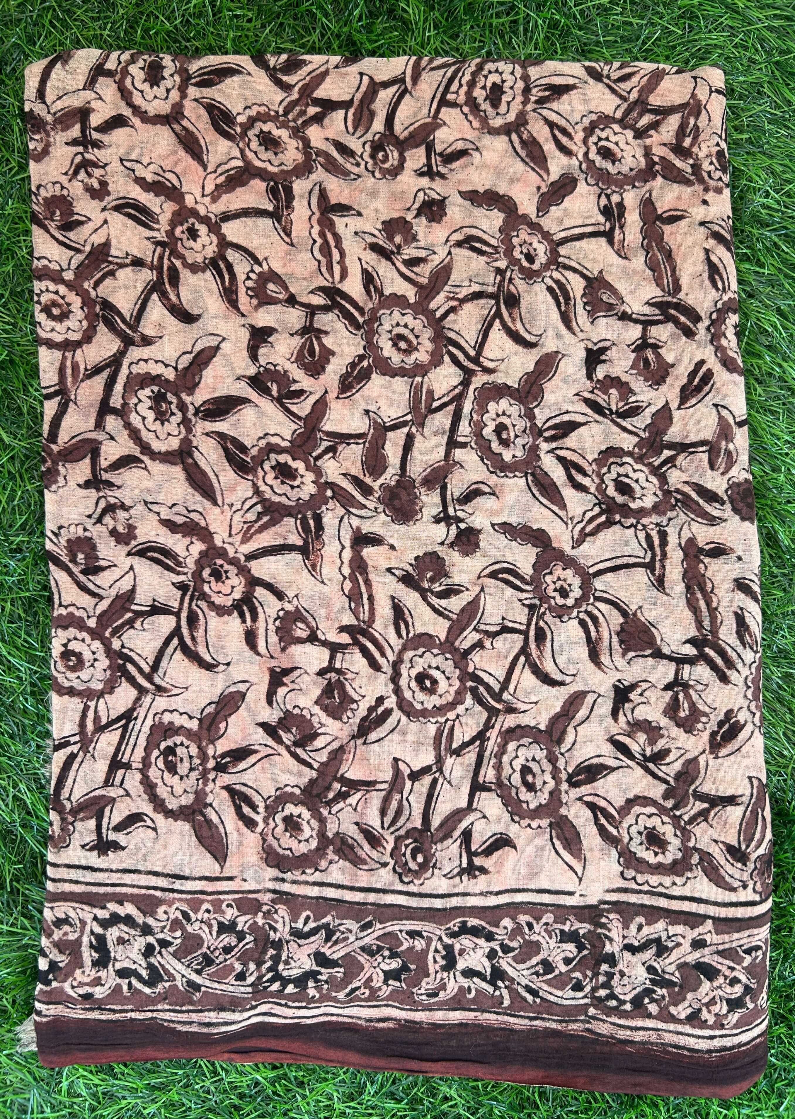 Kalamkari Dupatta- KHBD-CT-M079
