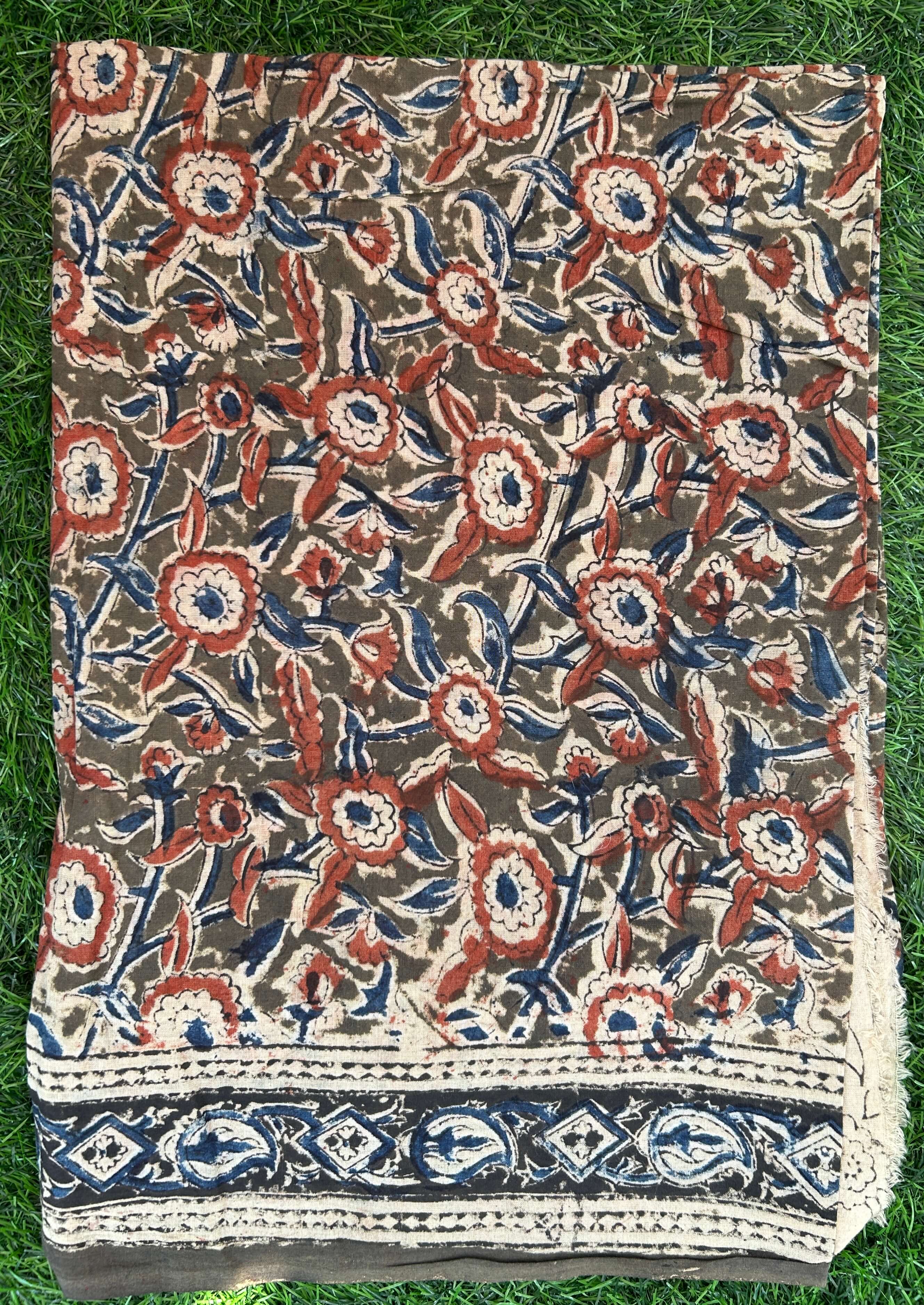 Kalamkari Dupatta- KHBD-CT-M063