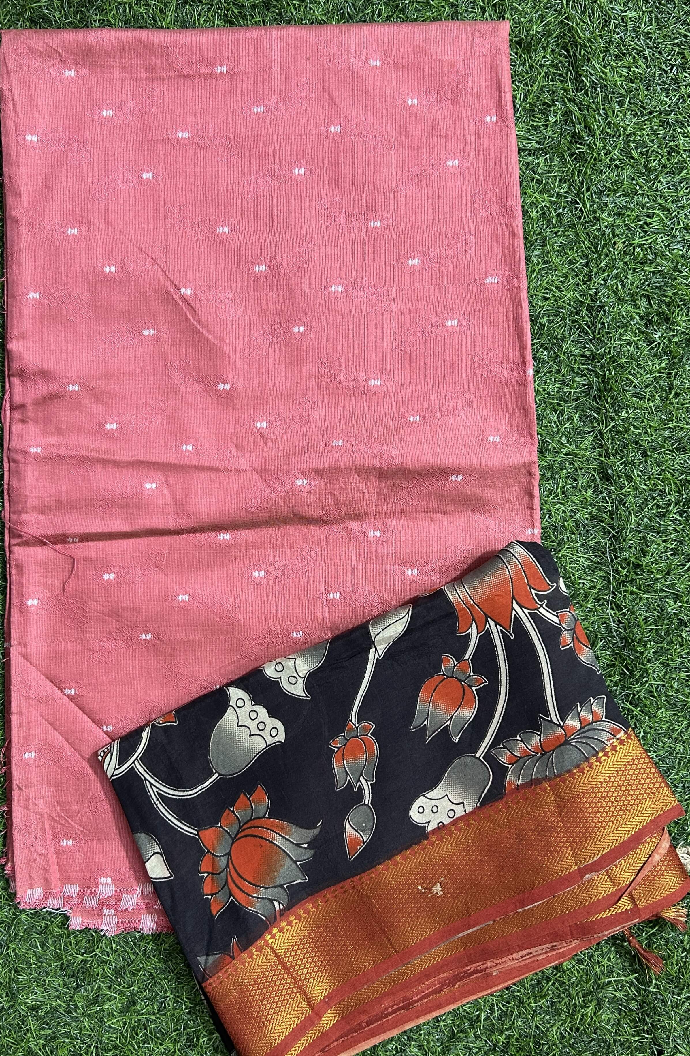 Kalamkari  2-Piece Dress Set – Top & Dupatta- KNSDBT-M005
