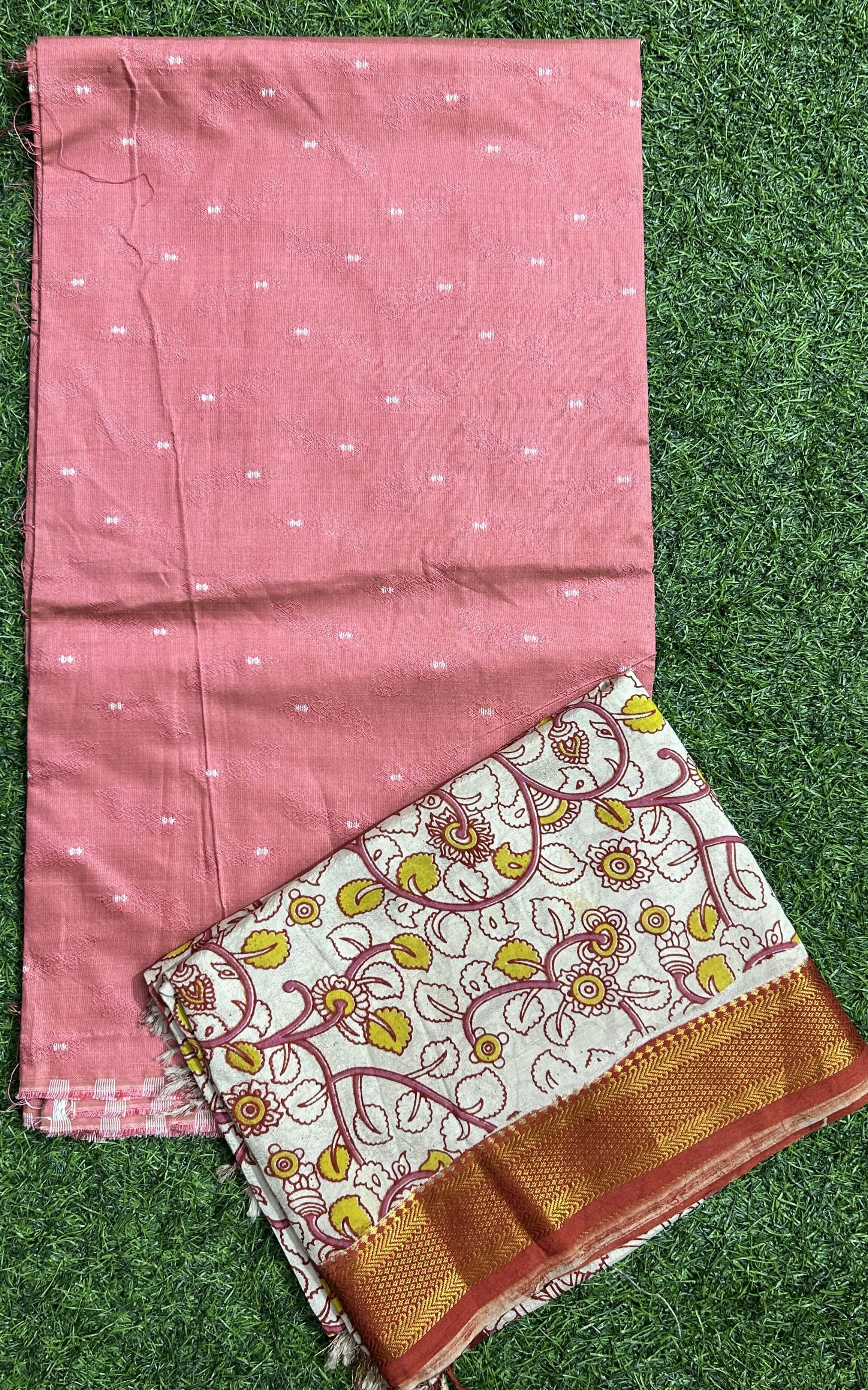 Kalamkari  2-Piece Dress Set – Top & Dupatta- KNSDBT-M006