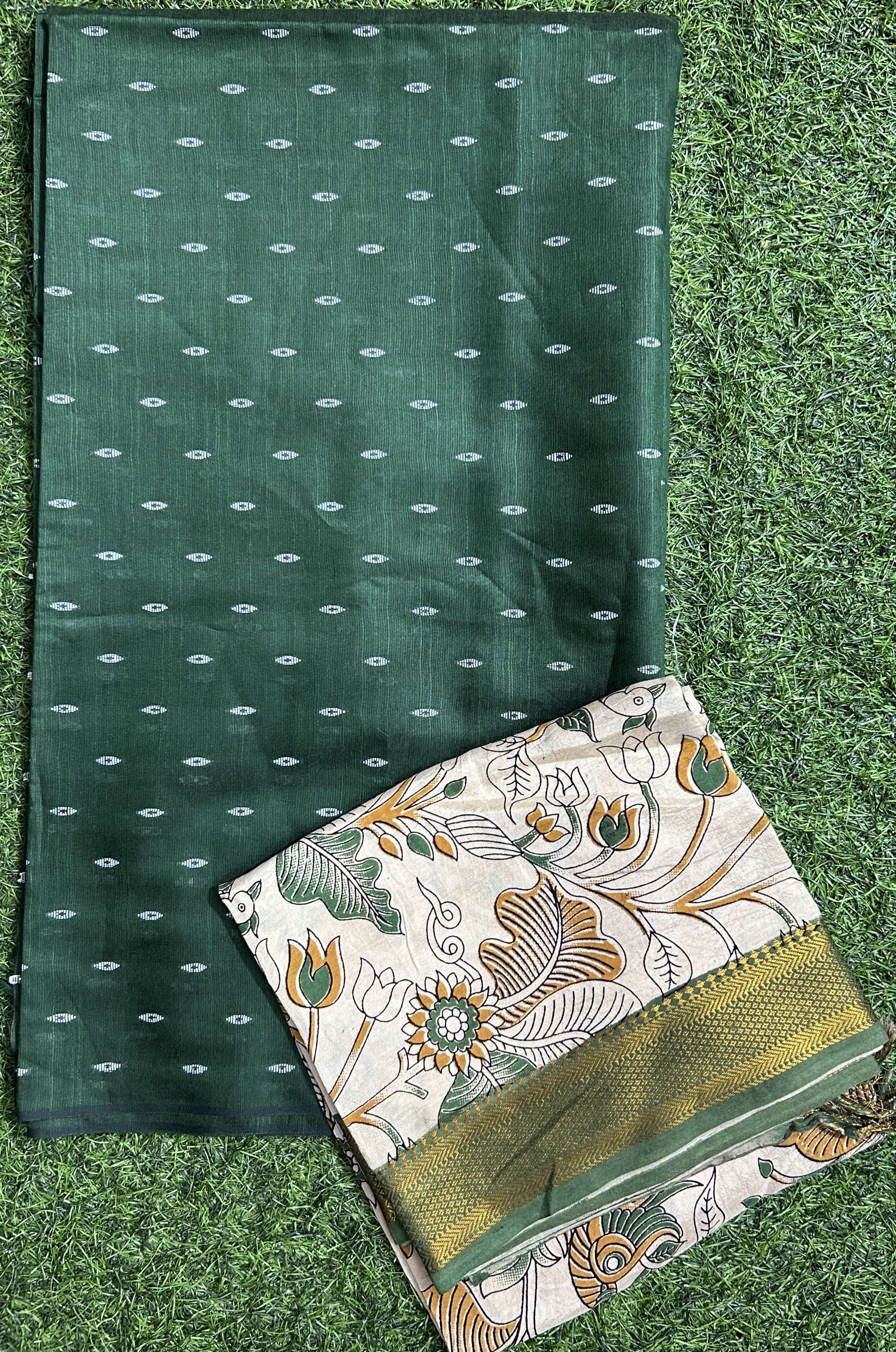 Kalamkari  2-Piece Dress Set – Top & Dupatta- KNSDBT-M010