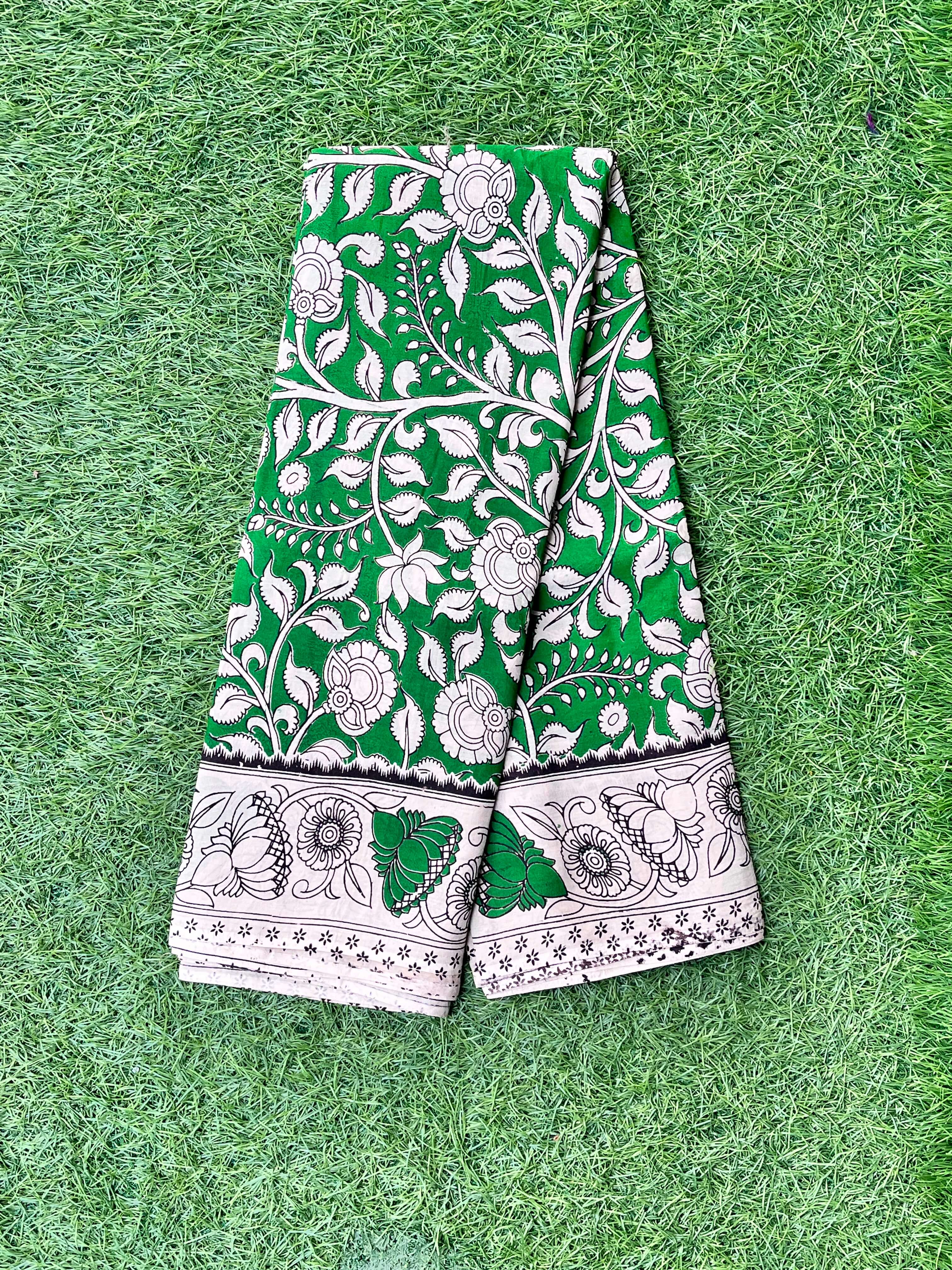 Kalamkari Chennuri Silk Saree – KSS-M018