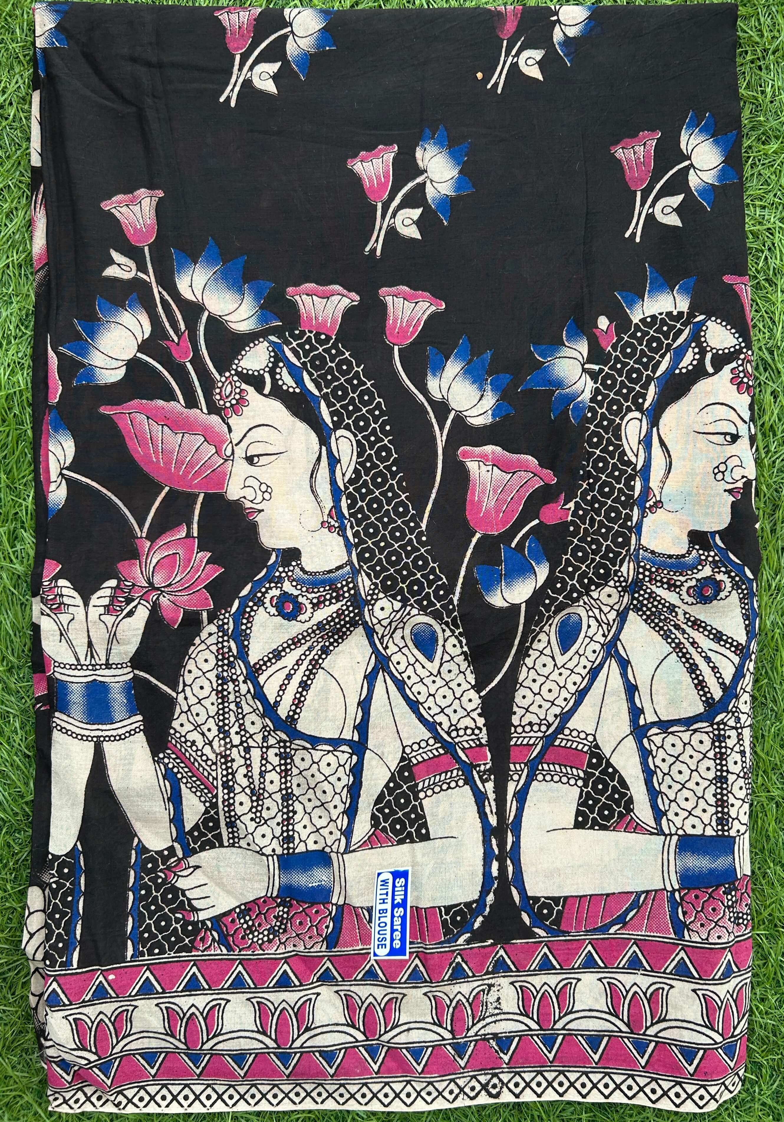 Kalamkari Chennuri Silk Saree – KSS-M055