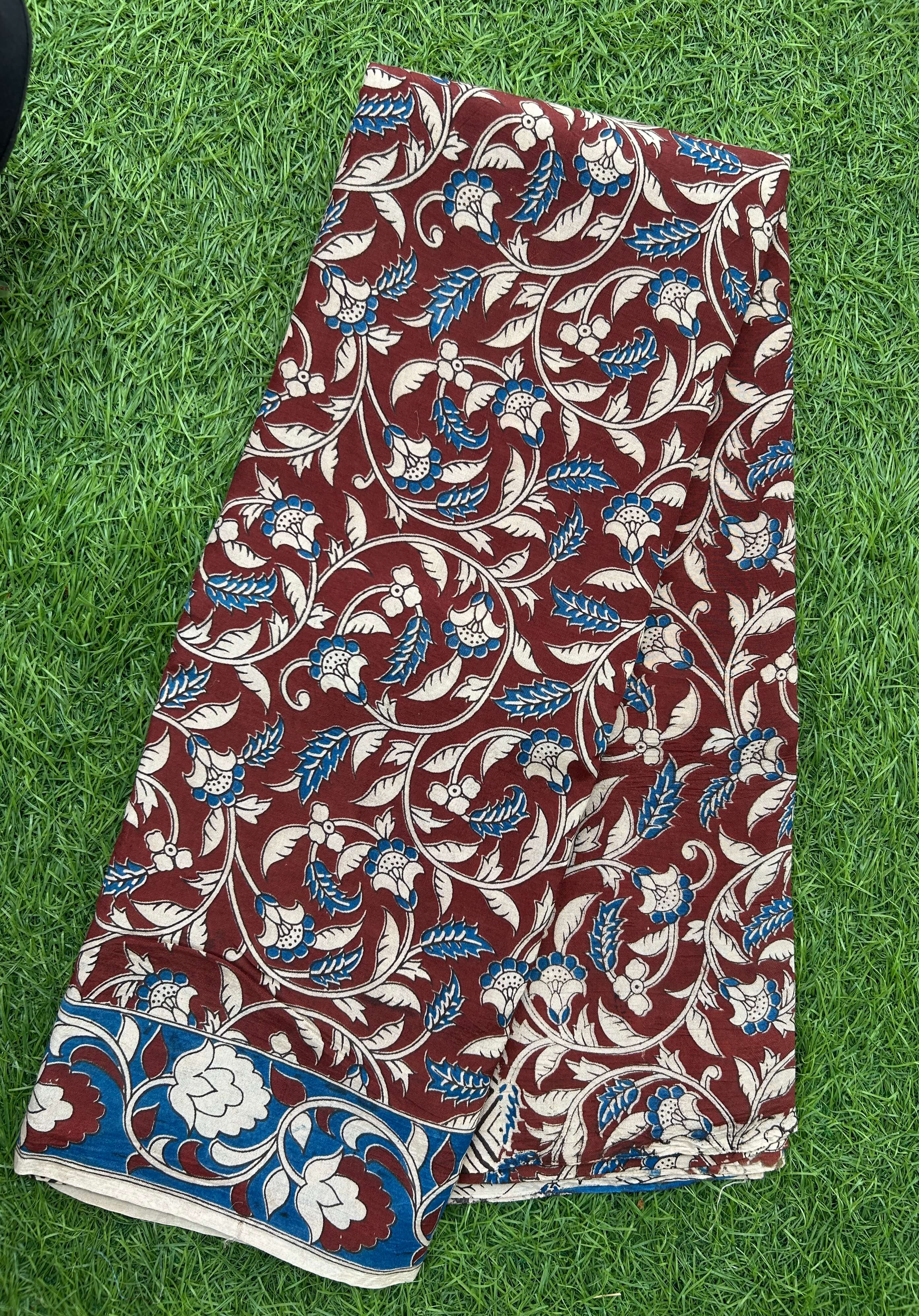 Kalamkari Chennuri Silk Saree – KSS-M059