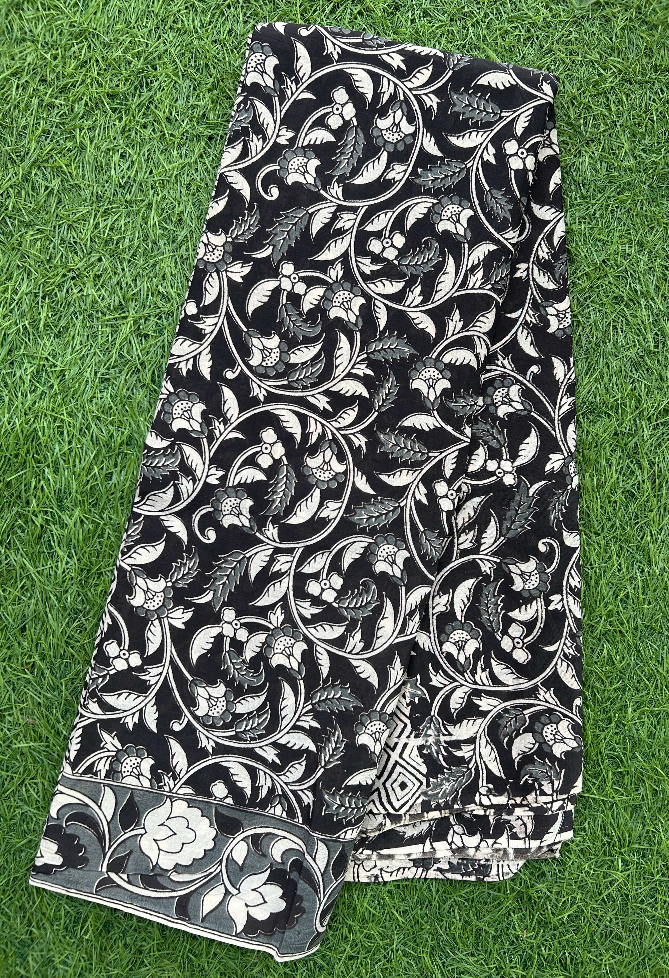 Kalamkari Chennuri Silk Saree – KSS-M063