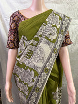 Kalamkari Cotton Saree – KCS-M591