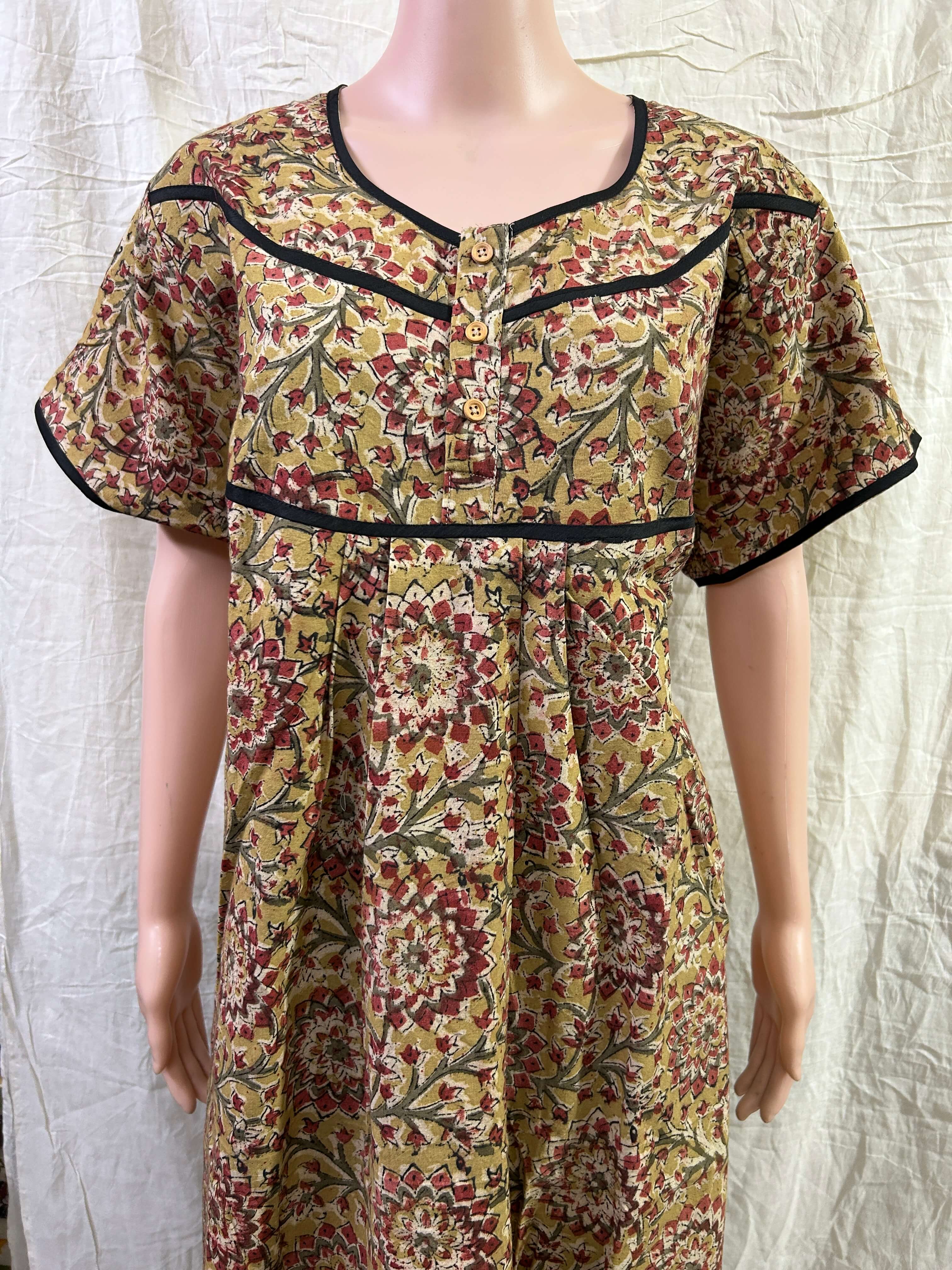 Kalamkari Nighty- KNGTY-019