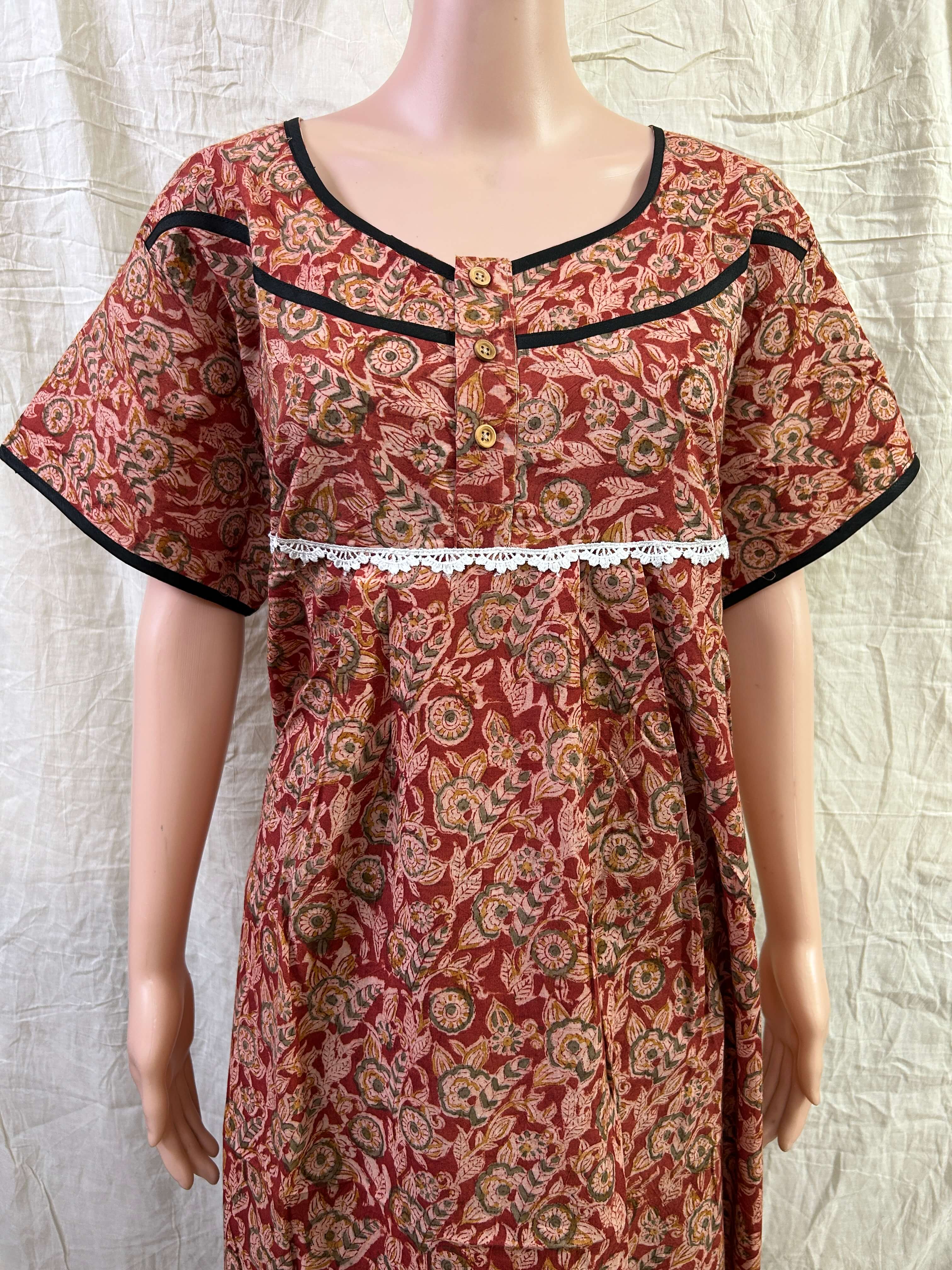 Kalamkari Nighty- KNGTY-029