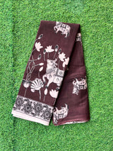 Kalamkari Cotton Saree – KCS-M348