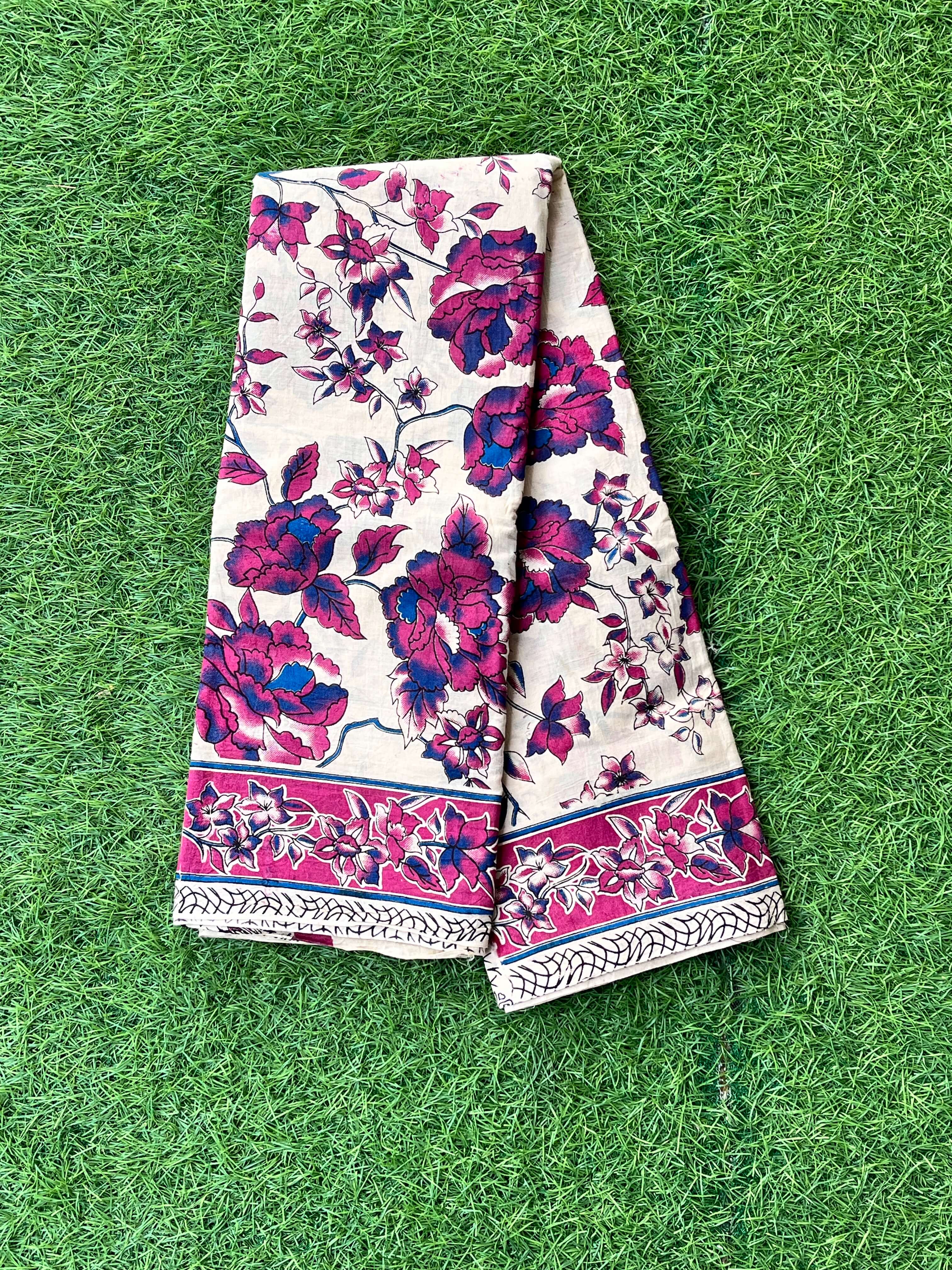 Kalamkari Cotton Saree – KCS-M351