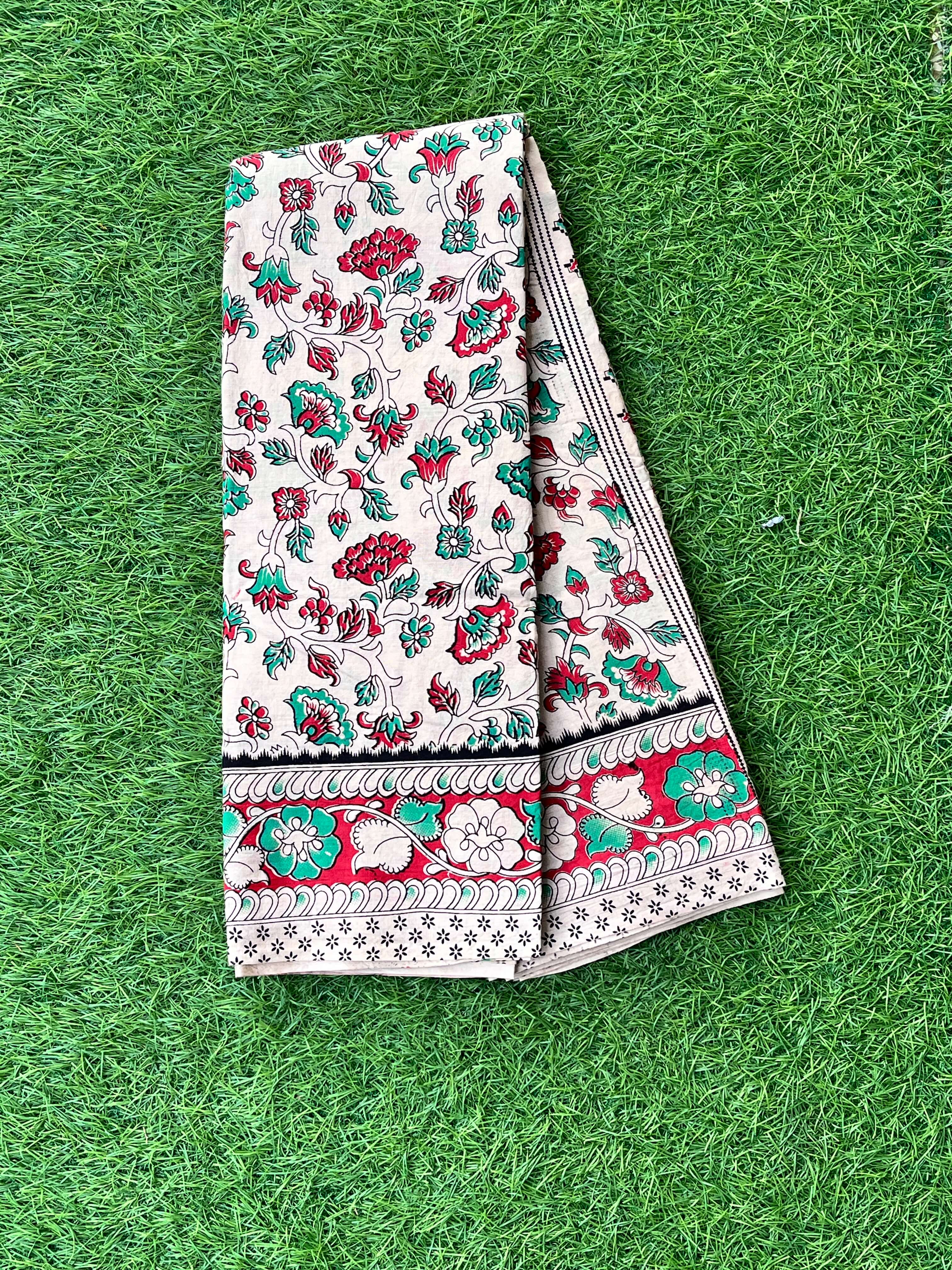 Kalamkari Cotton Saree – KCS-M352