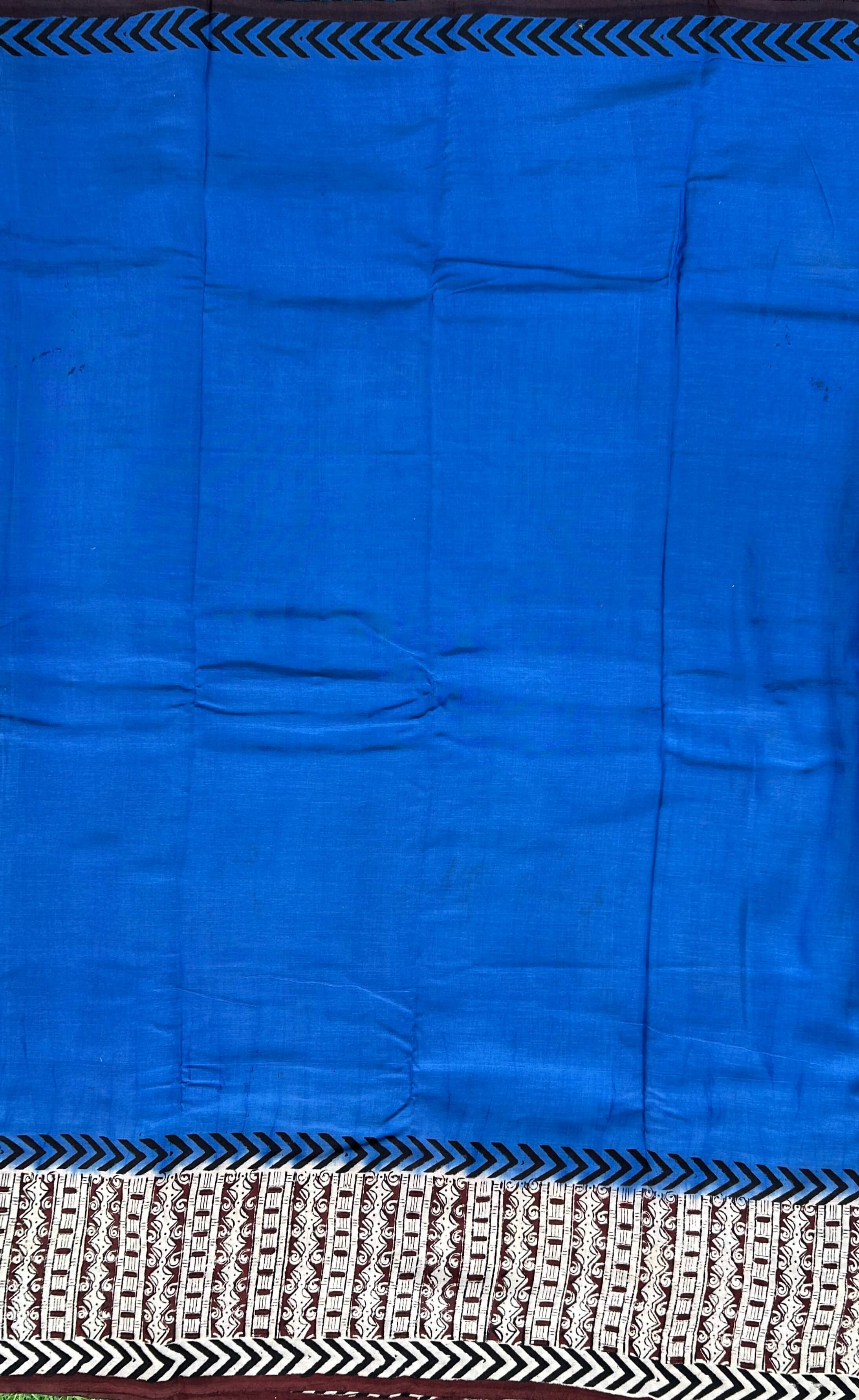 Kalamkari Chennuri Silk Kaddi Border Saree KSS-HPGB-M003