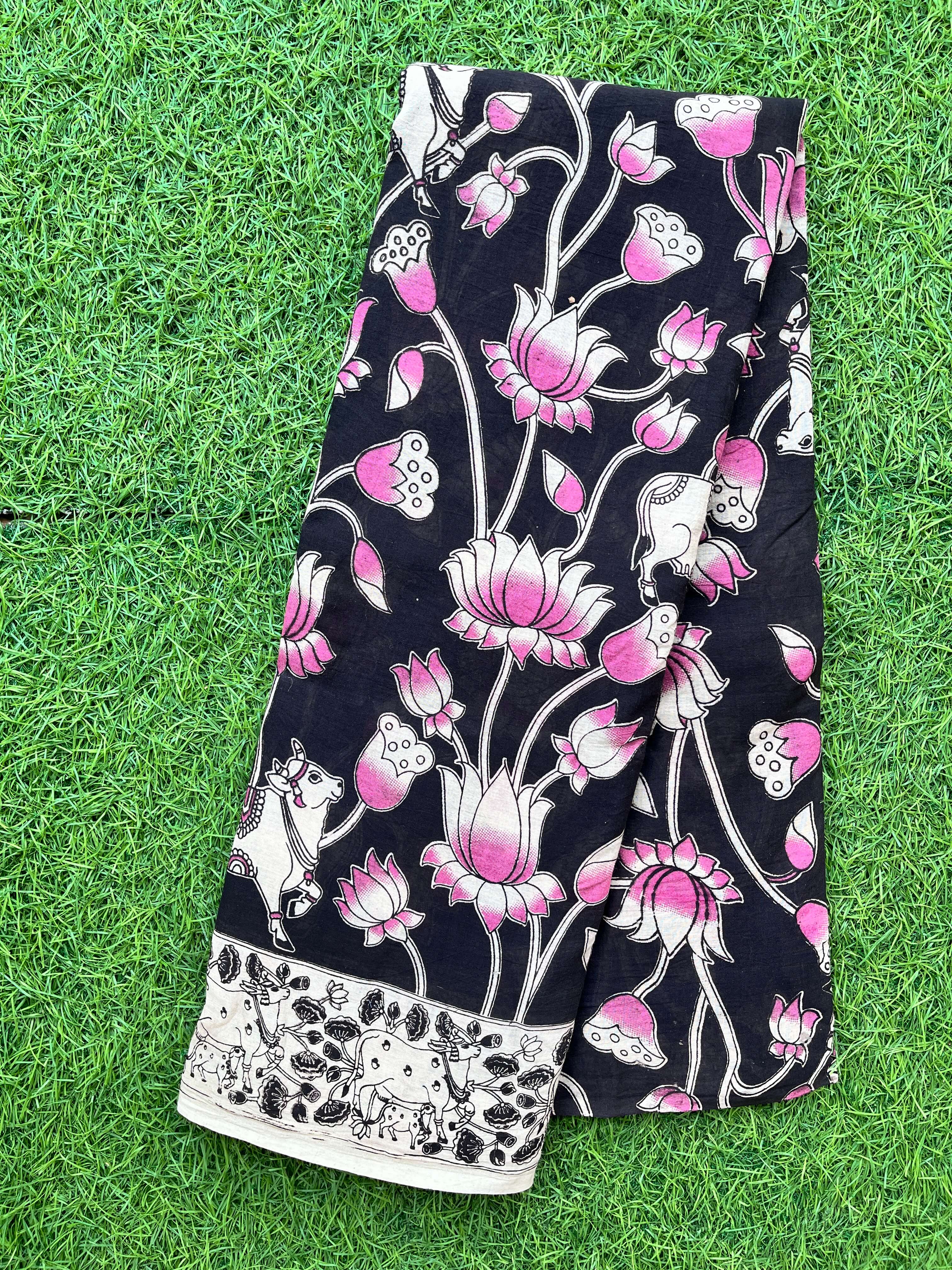 Kalamkari Cotton Saree – KCS-M354