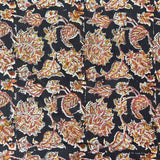 Kalamkari Block Printed Cotton Fabric - HBP-B029