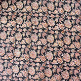 Kalamkari Block Printed Cotton Fabric - HBP-B029