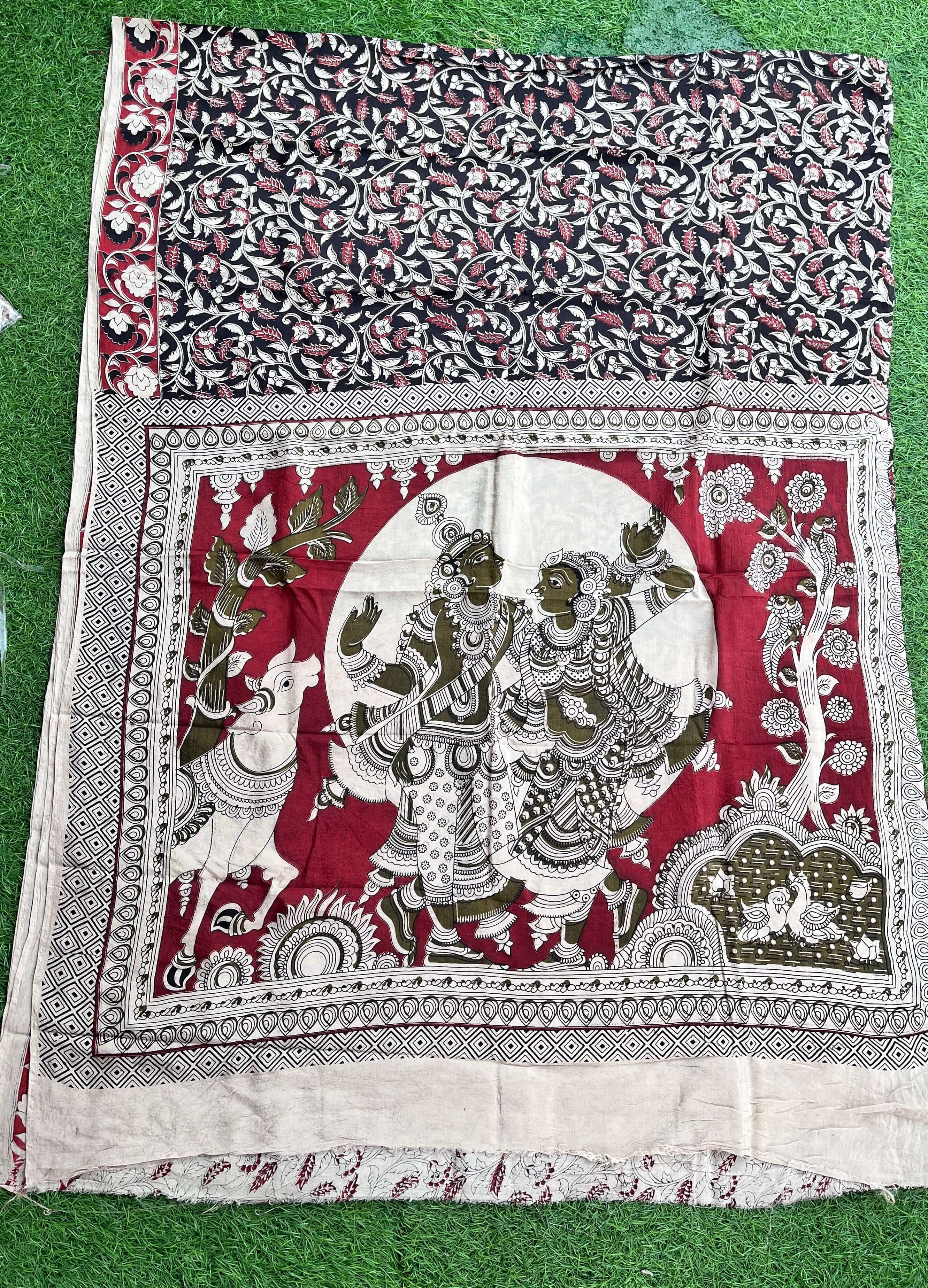 Kalamkari Chennuri Silk Saree – KSS-M039