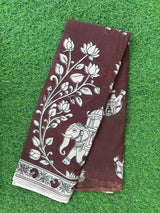 Kalamkari Cotton Saree – KCS-M751