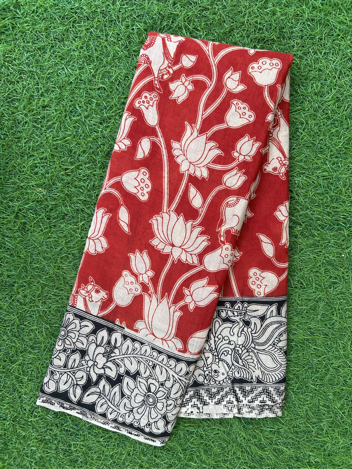 Kalamkari Cotton Saree – KCS-M760