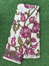 Kalamkari Cotton Saree – KCS-M755
