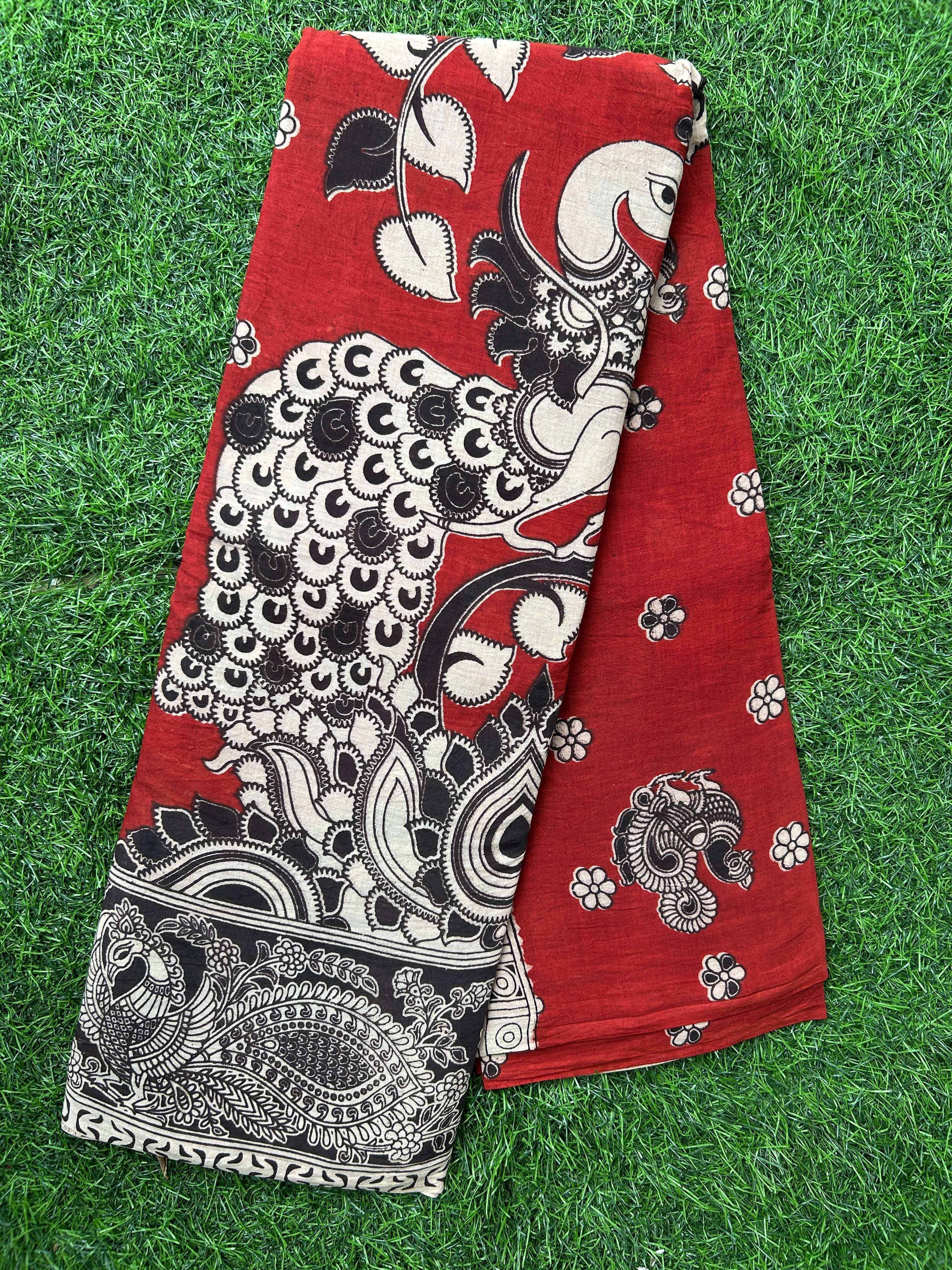 Kalamkari Cotton Saree – KCS-M431