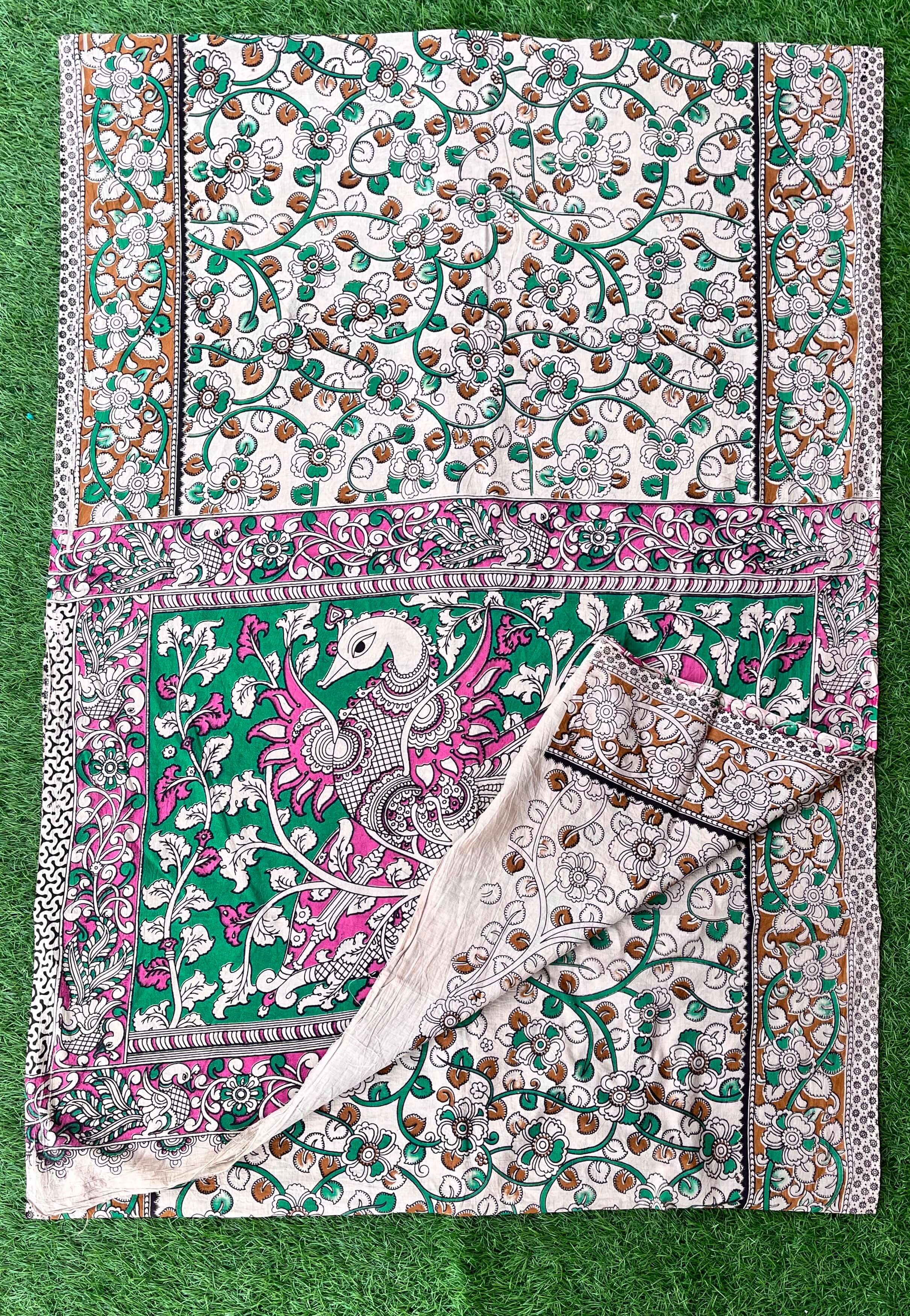 Kalamkari Cotton Saree – KCS-M270