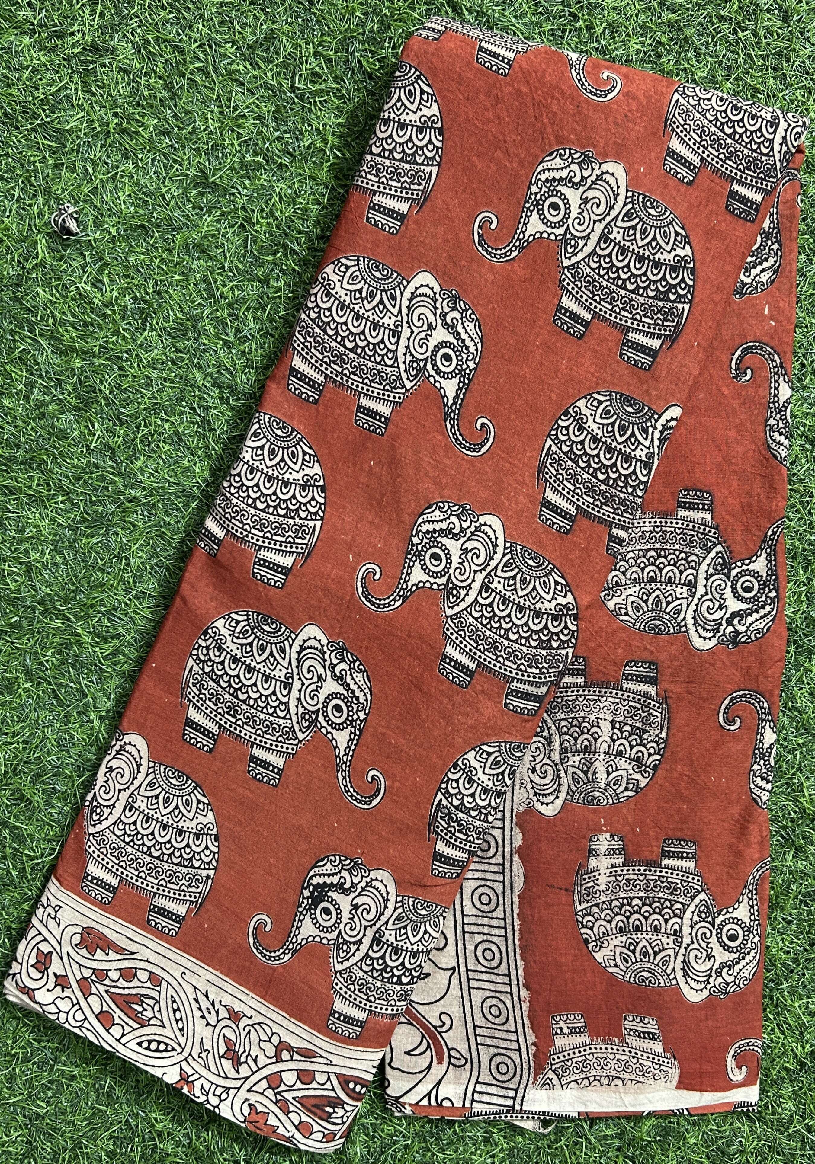 Kalamkari Cotton Saree – KCS-M616