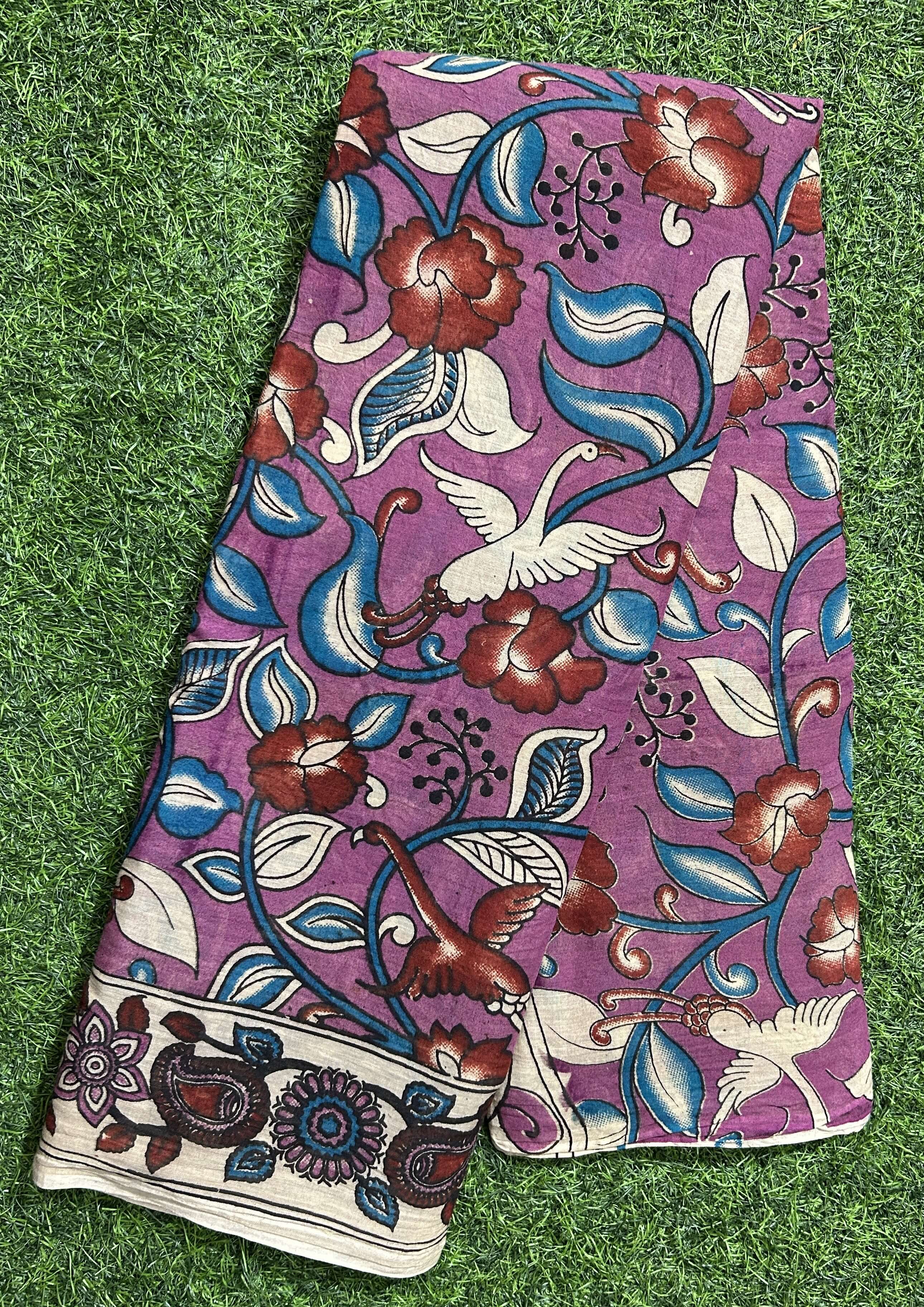 Kalamkari Cotton Saree – KCS-M617