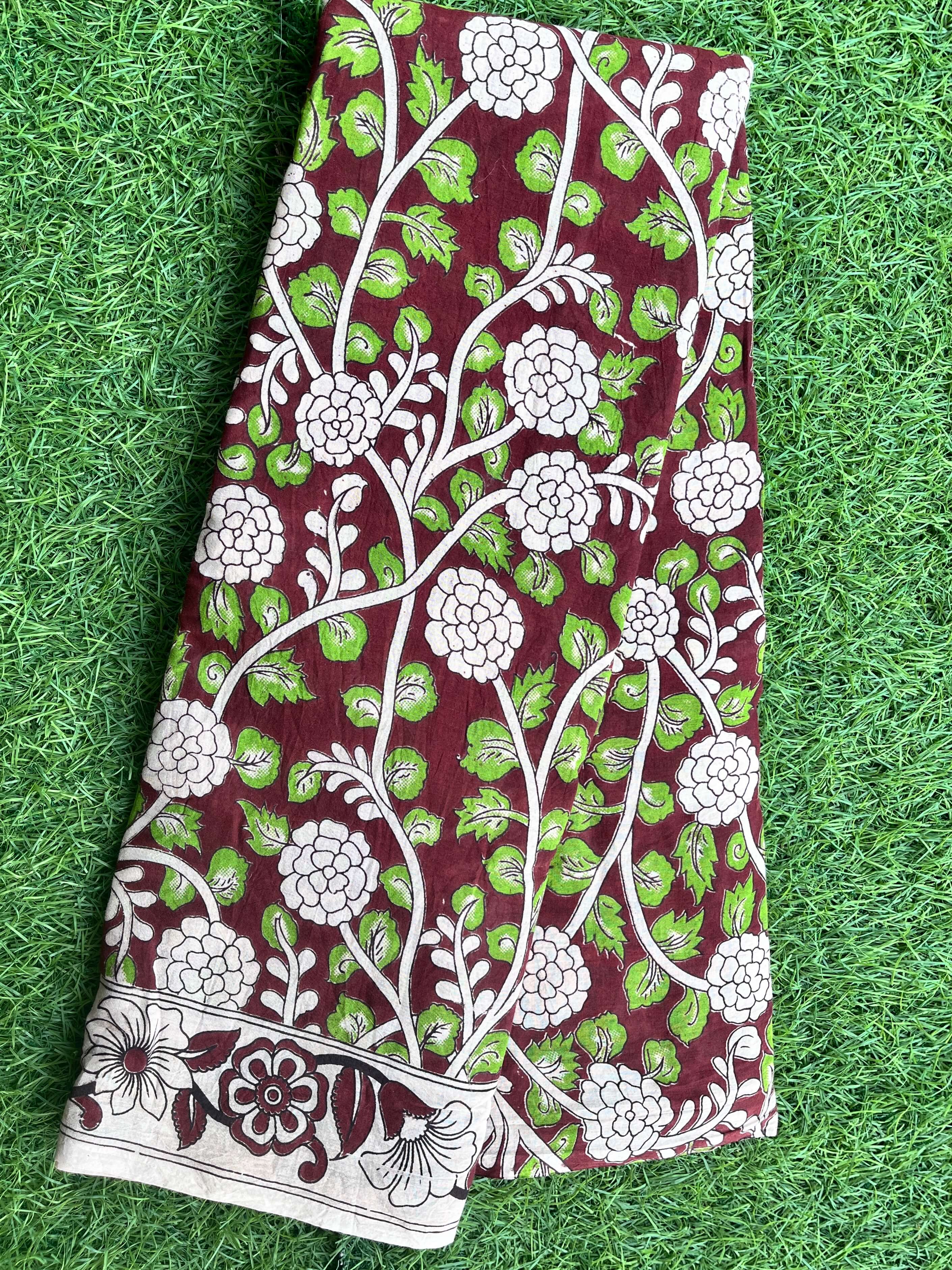 Kalamkari Cotton Saree – KCS-M381